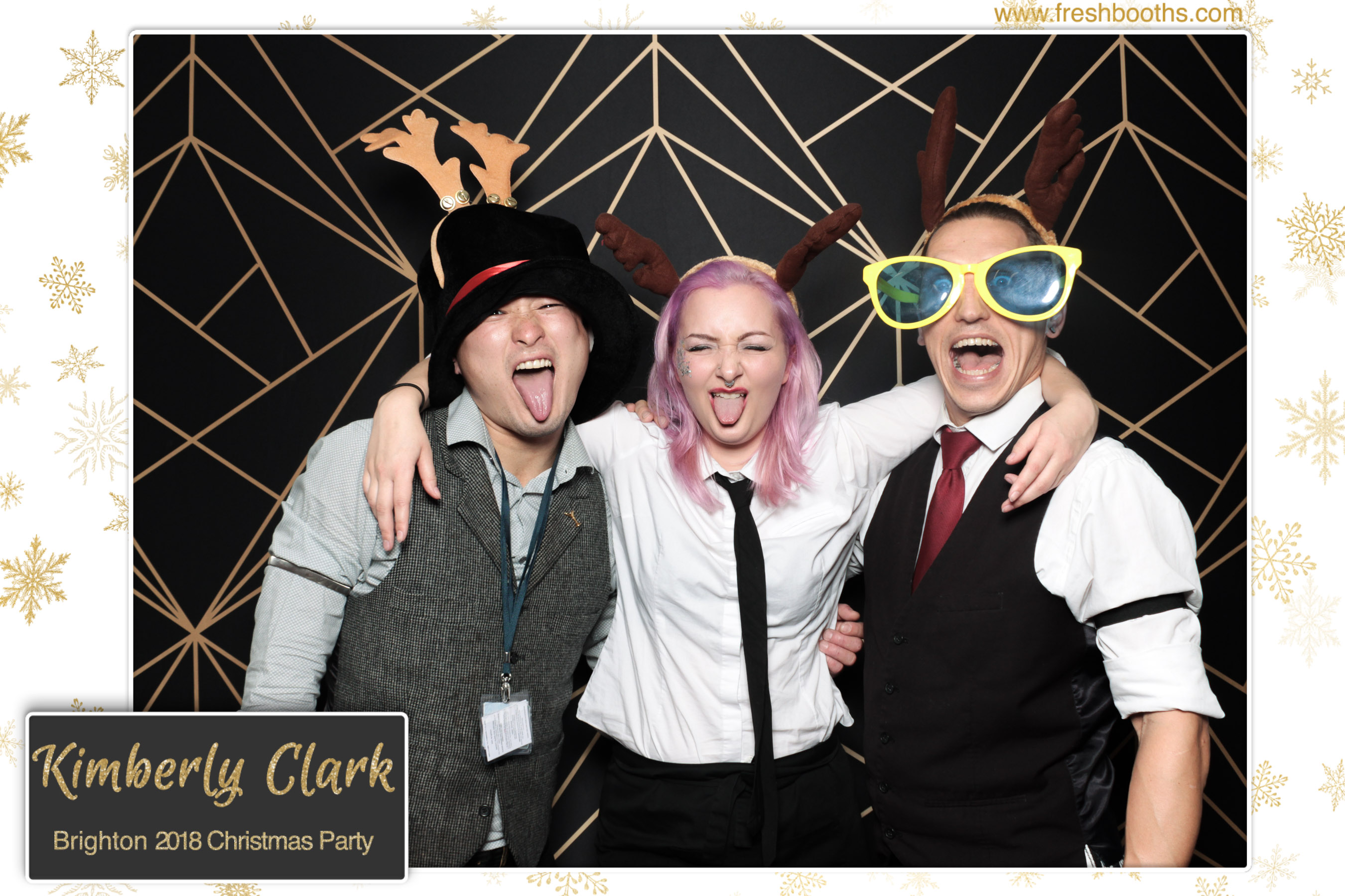 Kimberly Clark Brighton Christmas Party | View more photos from the event at gallery.freshbooths.com/u/FreshBooths/Kimberly-Clark-Brighton-Christmas-Party