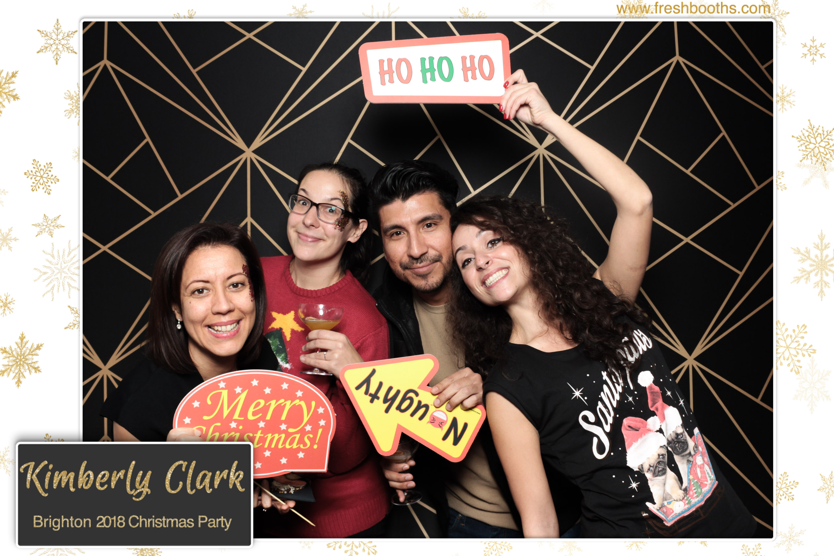 Kimberly Clark Brighton Christmas Party | View more photos from the event at gallery.freshbooths.com/u/FreshBooths/Kimberly-Clark-Brighton-Christmas-Party
