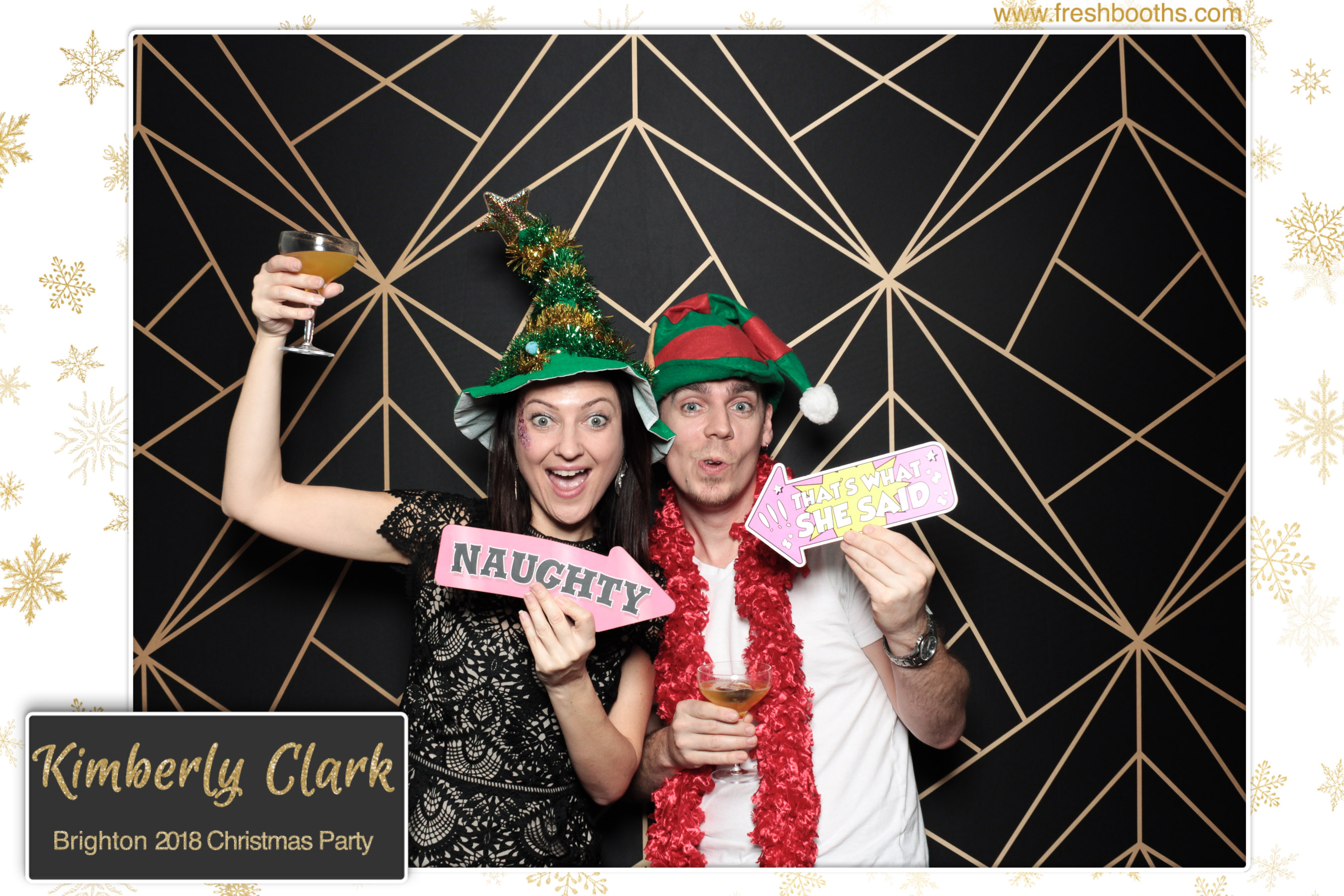 Kimberly Clark Brighton Christmas Party | View more photos from the event at gallery.freshbooths.com/u/FreshBooths/Kimberly-Clark-Brighton-Christmas-Party