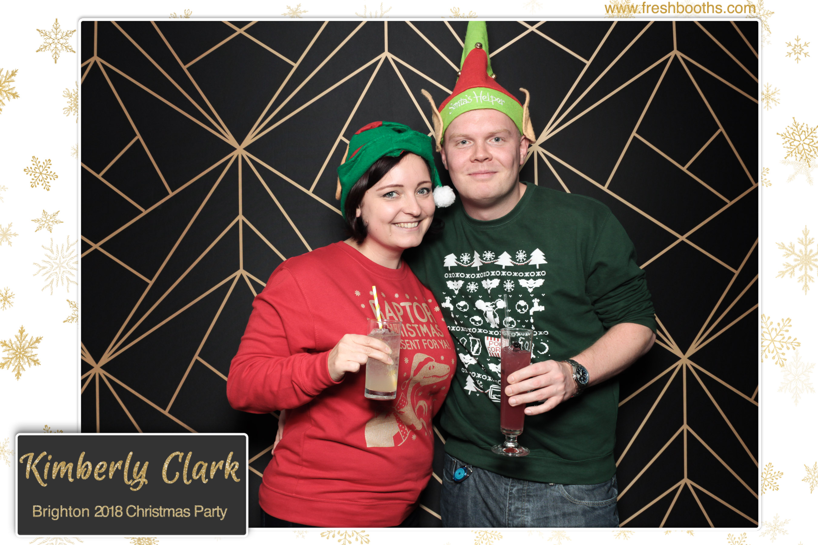 Kimberly Clark Brighton Christmas Party | View more photos from the event at gallery.freshbooths.com/u/FreshBooths/Kimberly-Clark-Brighton-Christmas-Party