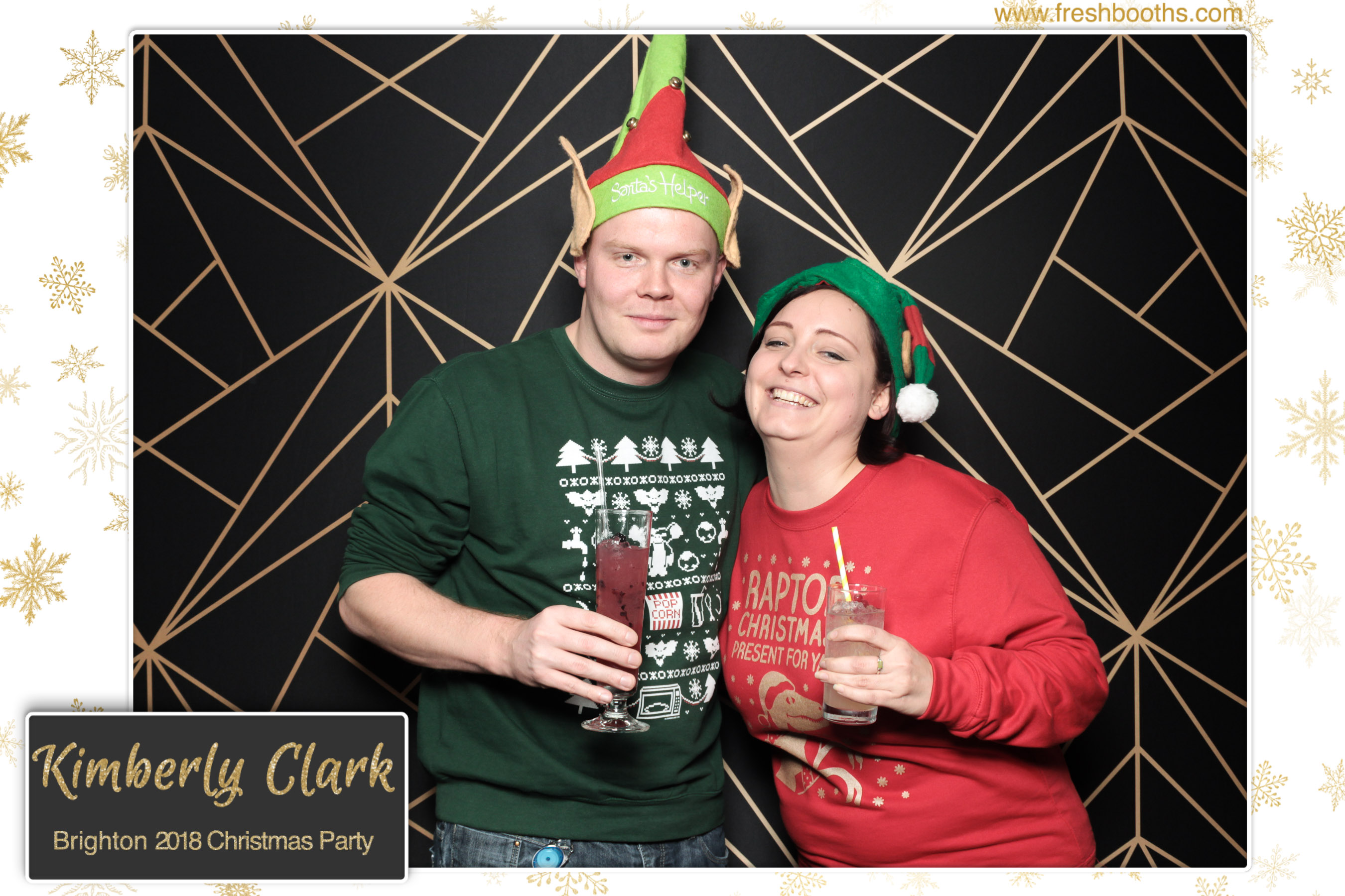 Kimberly Clark Brighton Christmas Party | View more photos from the event at gallery.freshbooths.com/u/FreshBooths/Kimberly-Clark-Brighton-Christmas-Party