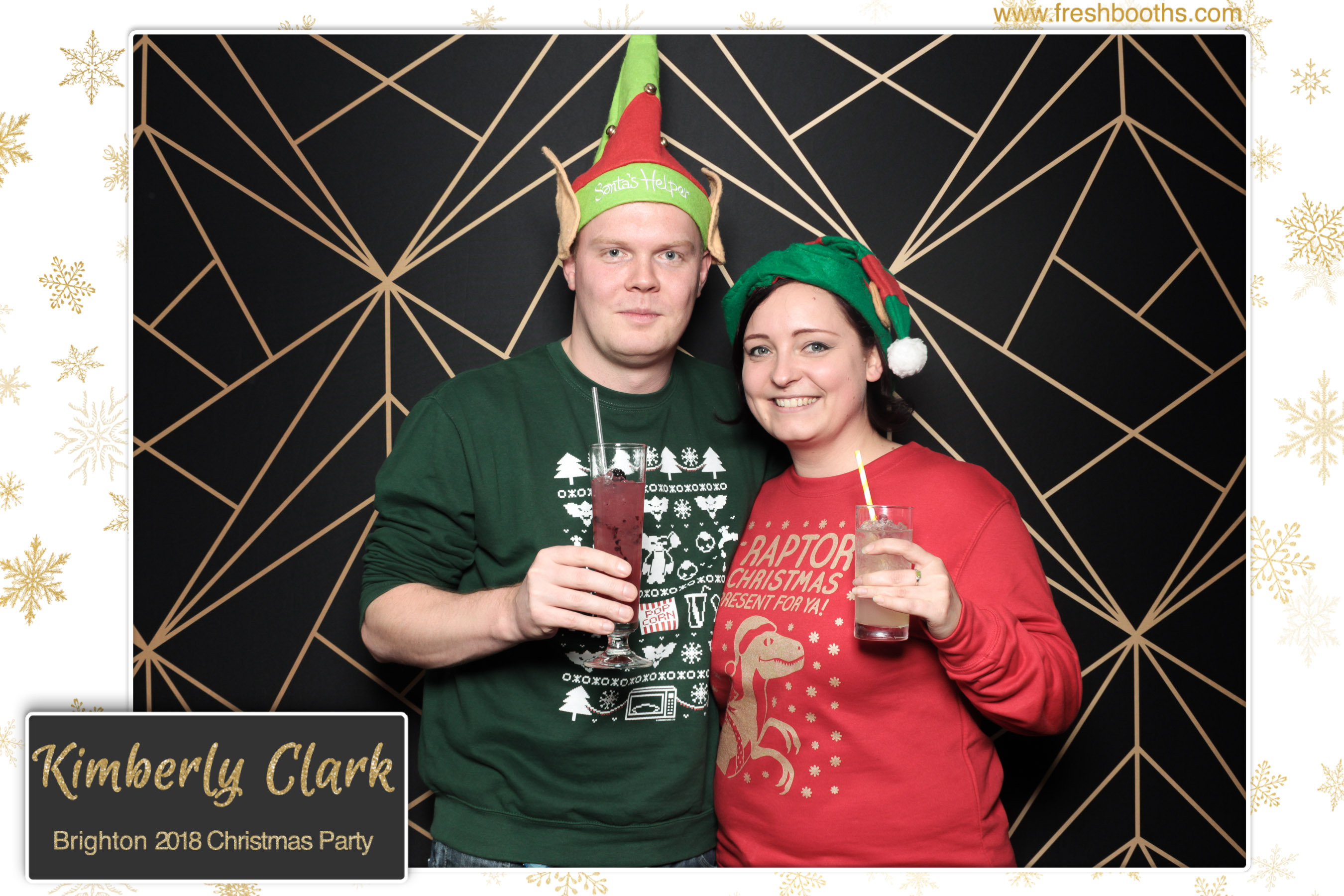 Kimberly Clark Brighton Christmas Party | View more photos from the event at gallery.freshbooths.com/u/FreshBooths/Kimberly-Clark-Brighton-Christmas-Party