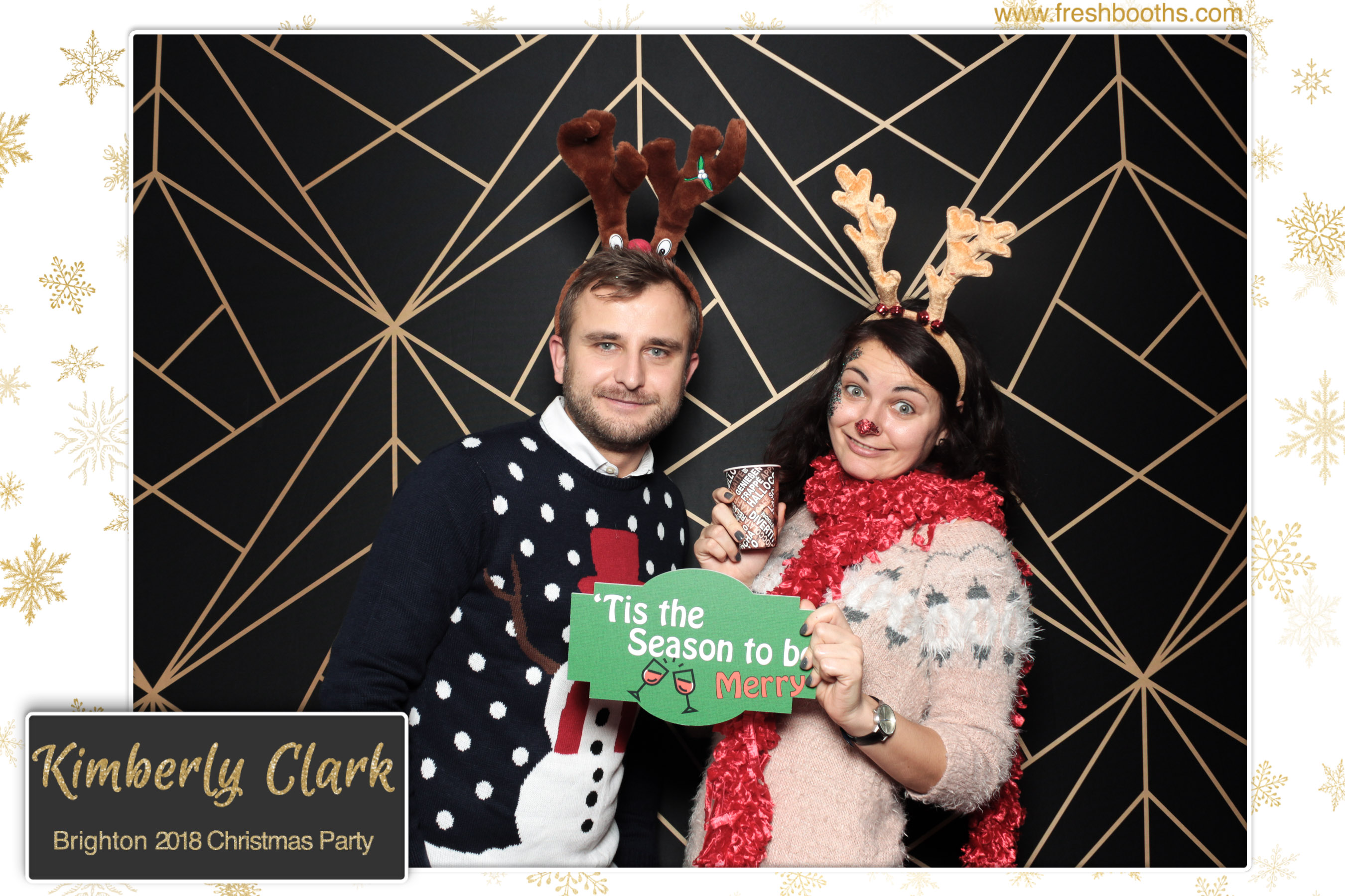 Kimberly Clark Brighton Christmas Party | View more photos from the event at gallery.freshbooths.com/u/FreshBooths/Kimberly-Clark-Brighton-Christmas-Party