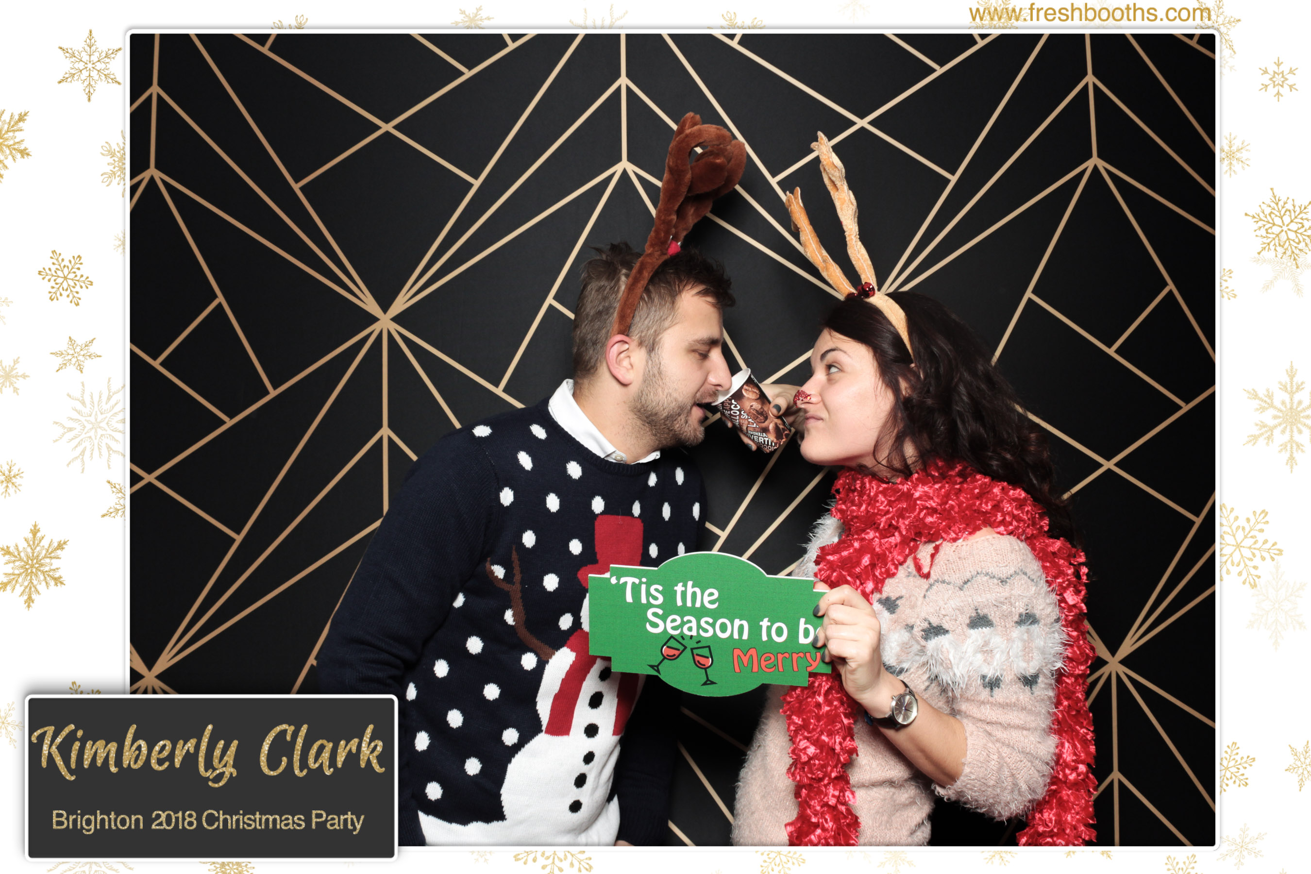 Kimberly Clark Brighton Christmas Party | View more photos from the event at gallery.freshbooths.com/u/FreshBooths/Kimberly-Clark-Brighton-Christmas-Party