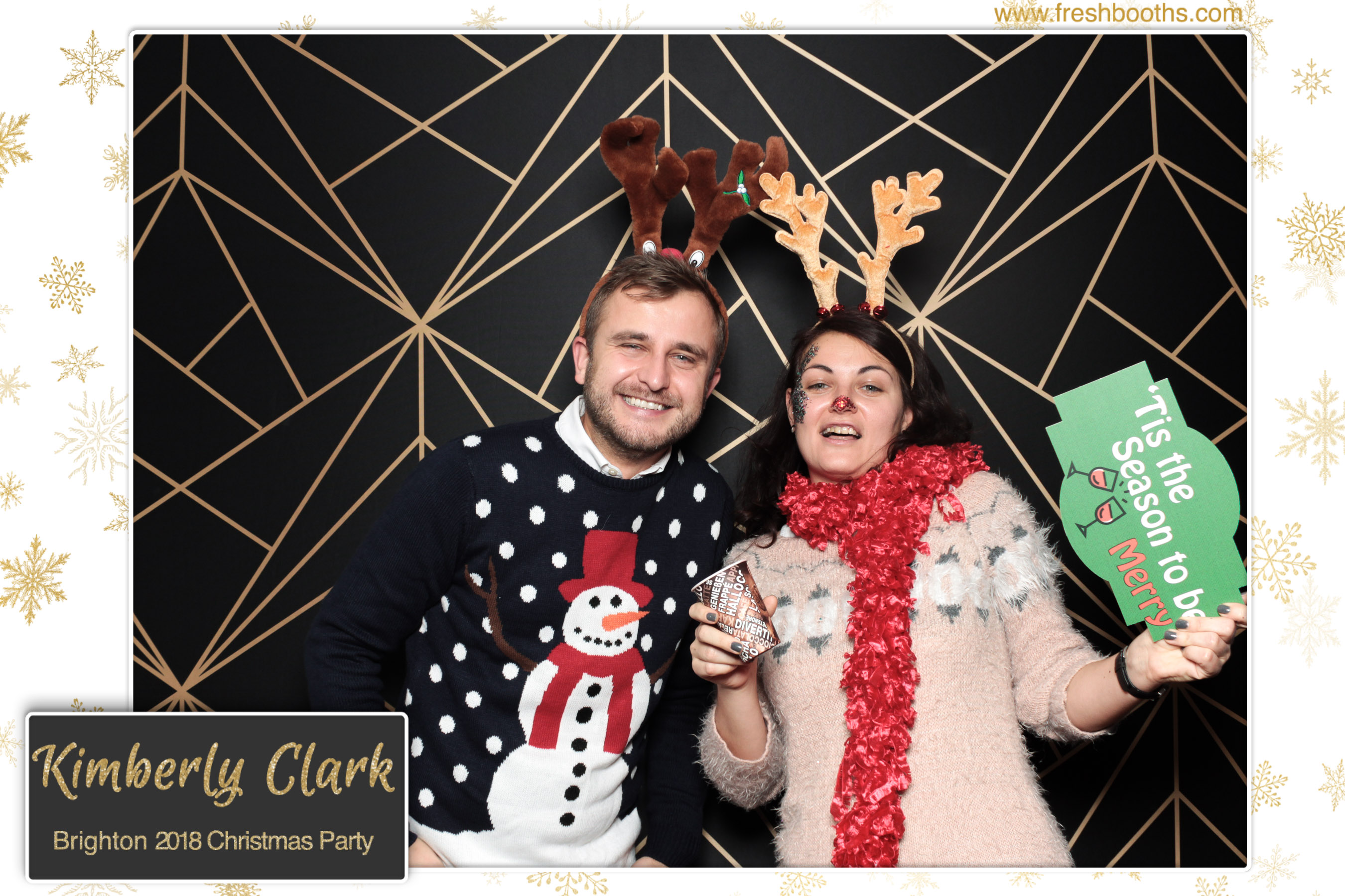 Kimberly Clark Brighton Christmas Party | View more photos from the event at gallery.freshbooths.com/u/FreshBooths/Kimberly-Clark-Brighton-Christmas-Party