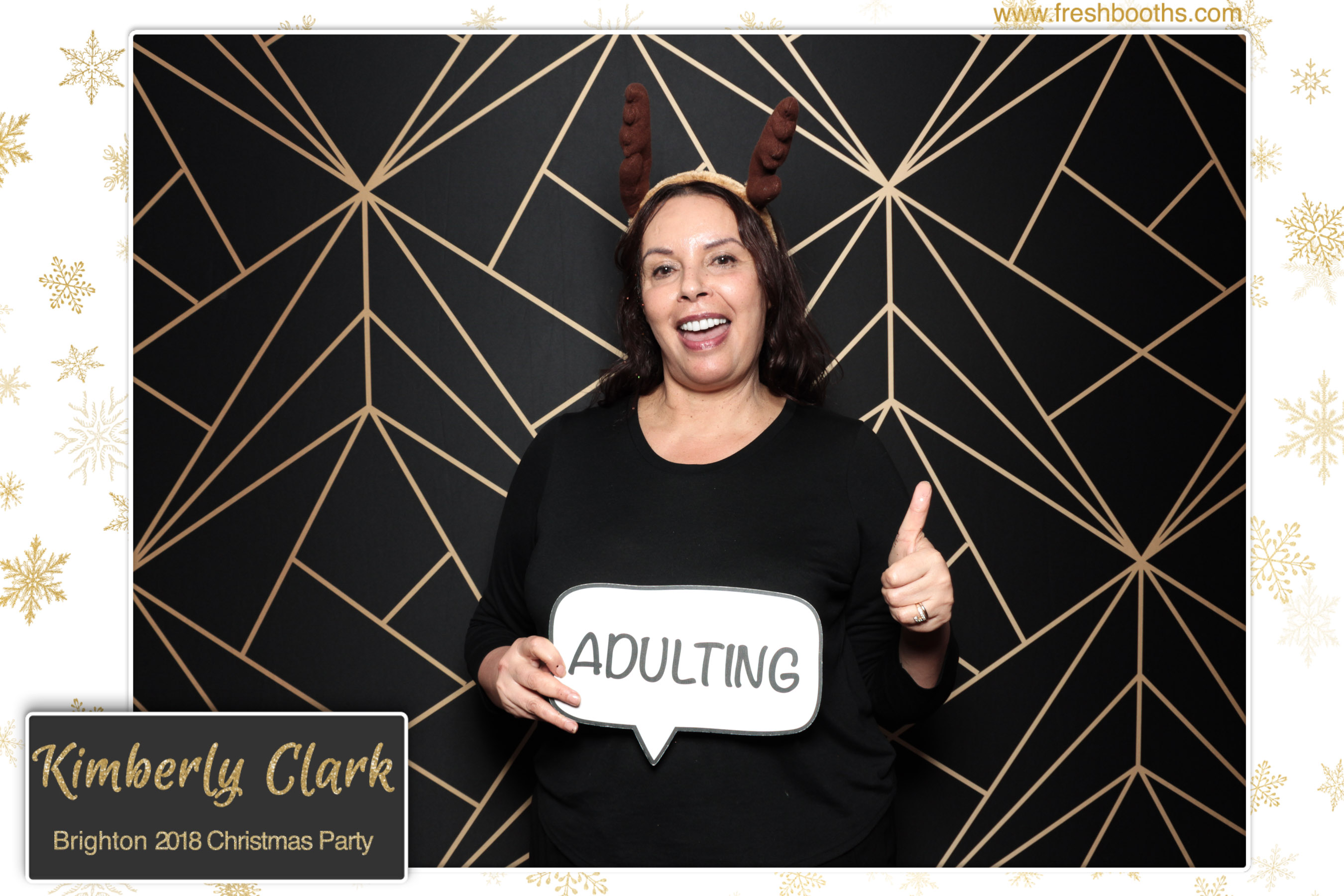 Kimberly Clark Brighton Christmas Party | View more photos from the event at gallery.freshbooths.com/u/FreshBooths/Kimberly-Clark-Brighton-Christmas-Party