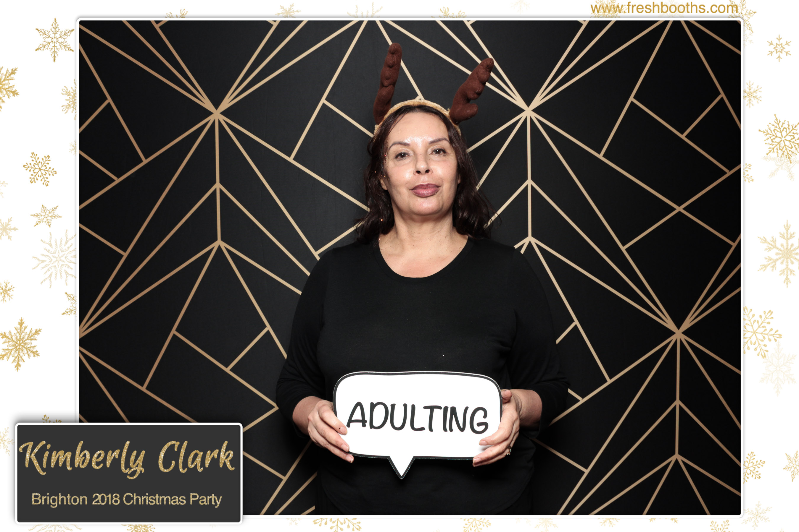 Kimberly Clark Brighton Christmas Party | View more photos from the event at gallery.freshbooths.com/u/FreshBooths/Kimberly-Clark-Brighton-Christmas-Party