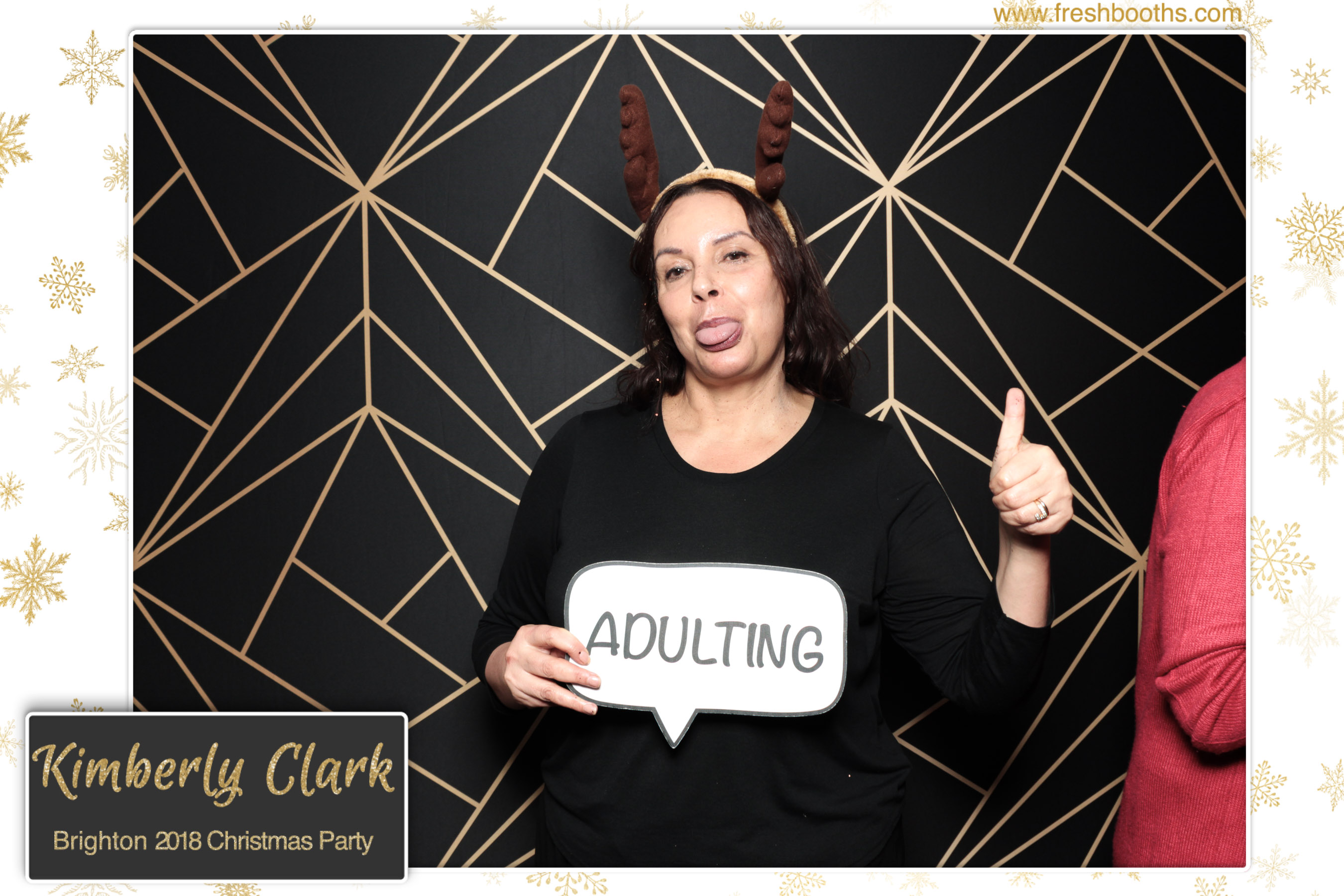 Kimberly Clark Brighton Christmas Party | View more photos from the event at gallery.freshbooths.com/u/FreshBooths/Kimberly-Clark-Brighton-Christmas-Party