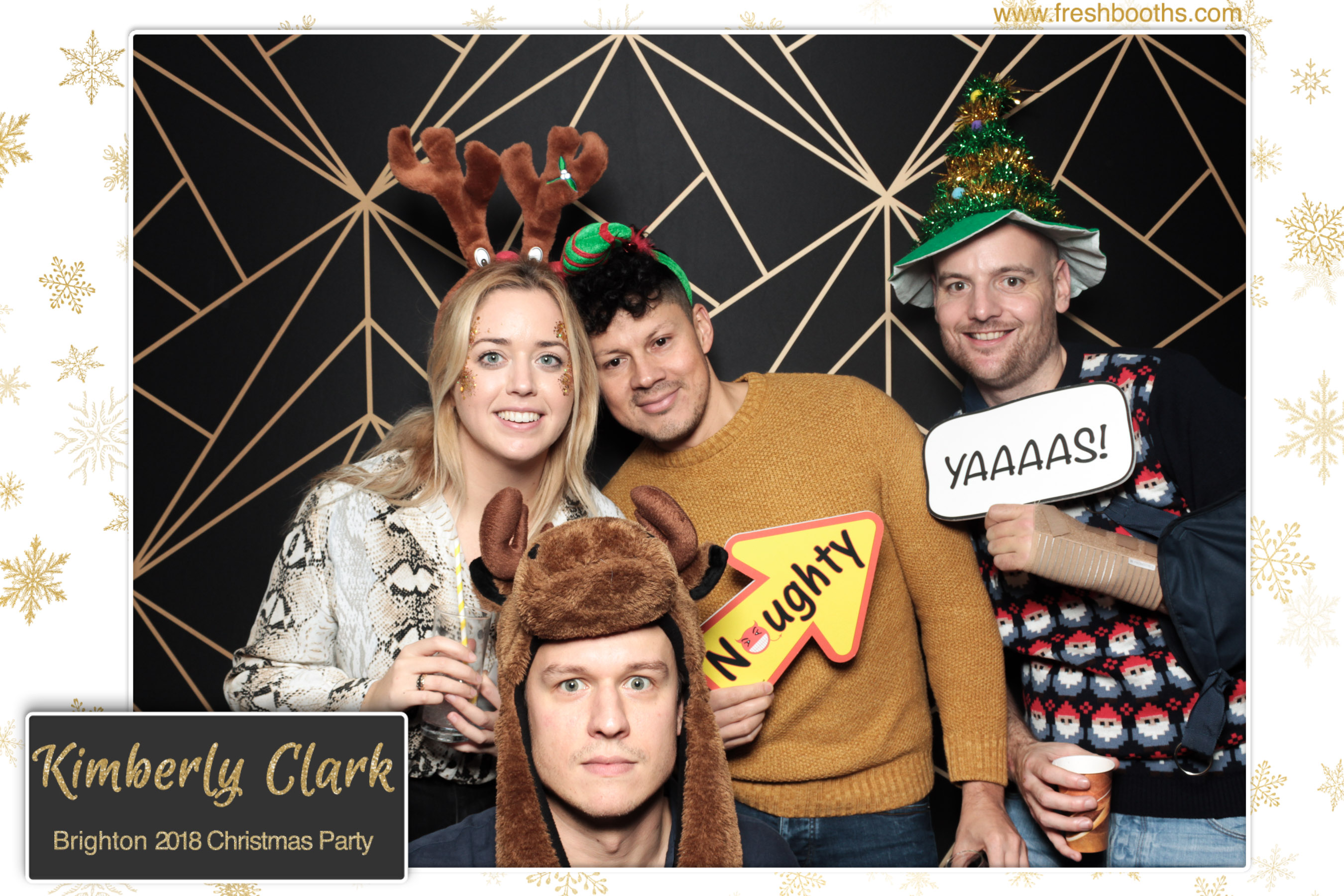 Kimberly Clark Brighton Christmas Party | View more photos from the event at gallery.freshbooths.com/u/FreshBooths/Kimberly-Clark-Brighton-Christmas-Party