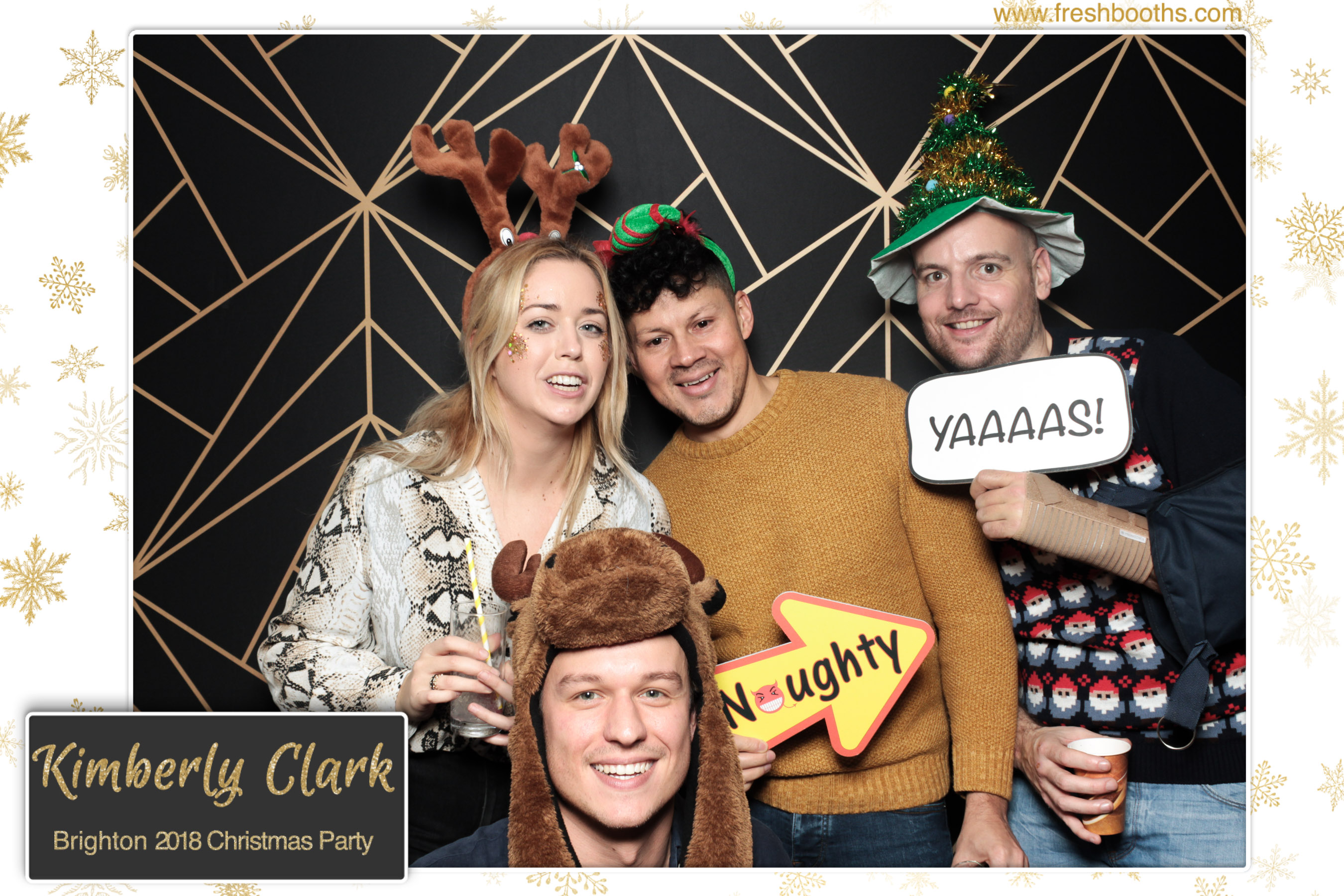 Kimberly Clark Brighton Christmas Party | View more photos from the event at gallery.freshbooths.com/u/FreshBooths/Kimberly-Clark-Brighton-Christmas-Party