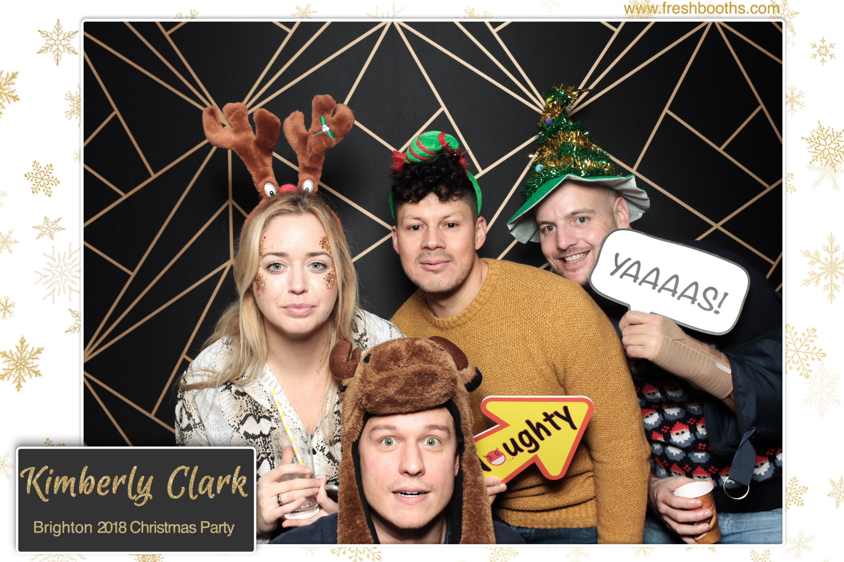 Kimberly Clark Brighton Christmas Party | View more photos from the event at gallery.freshbooths.com/u/FreshBooths/Kimberly-Clark-Brighton-Christmas-Party