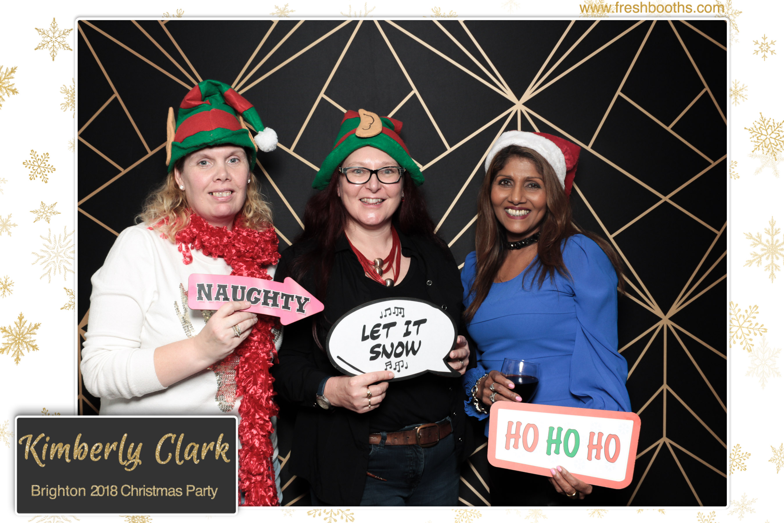 Kimberly Clark Brighton Christmas Party | View more photos from the event at gallery.freshbooths.com/u/FreshBooths/Kimberly-Clark-Brighton-Christmas-Party