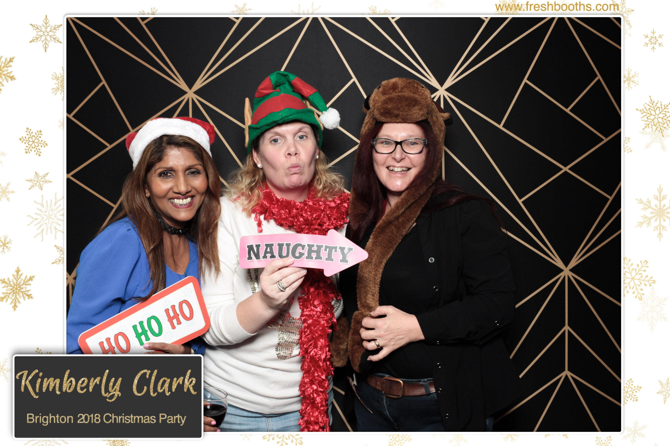Kimberly Clark Brighton Christmas Party | View more photos from the event at gallery.freshbooths.com/u/FreshBooths/Kimberly-Clark-Brighton-Christmas-Party