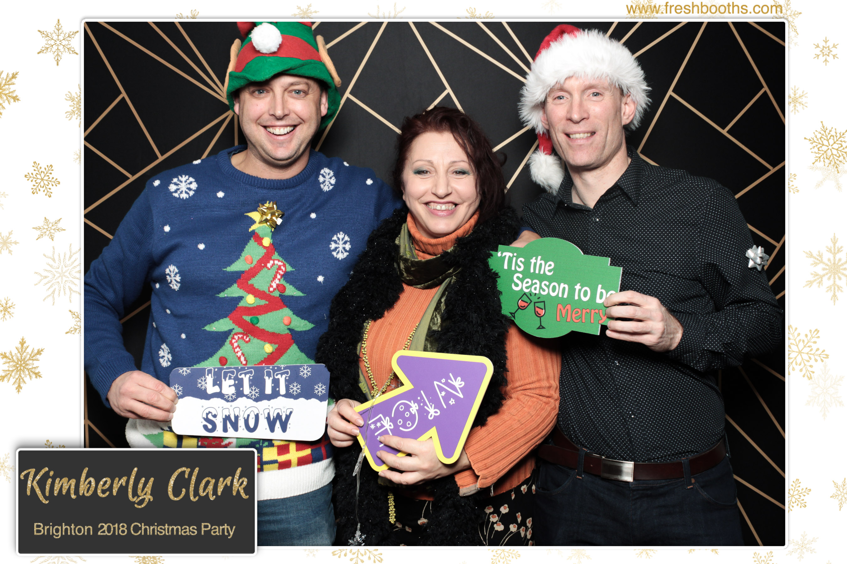 Kimberly Clark Brighton Christmas Party | View more photos from the event at gallery.freshbooths.com/u/FreshBooths/Kimberly-Clark-Brighton-Christmas-Party