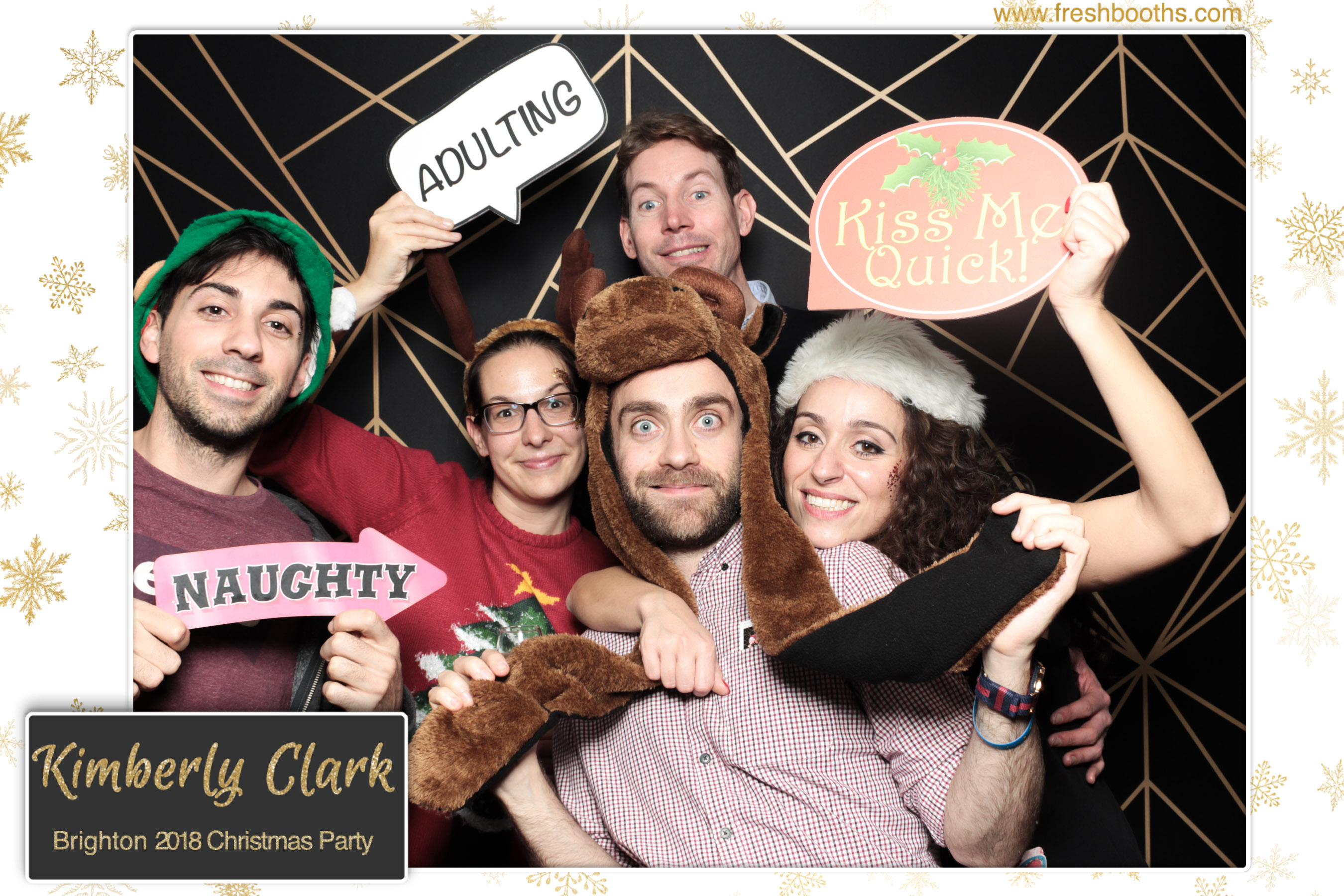 Kimberly Clark Brighton Christmas Party | View more photos from the event at gallery.freshbooths.com/u/FreshBooths/Kimberly-Clark-Brighton-Christmas-Party