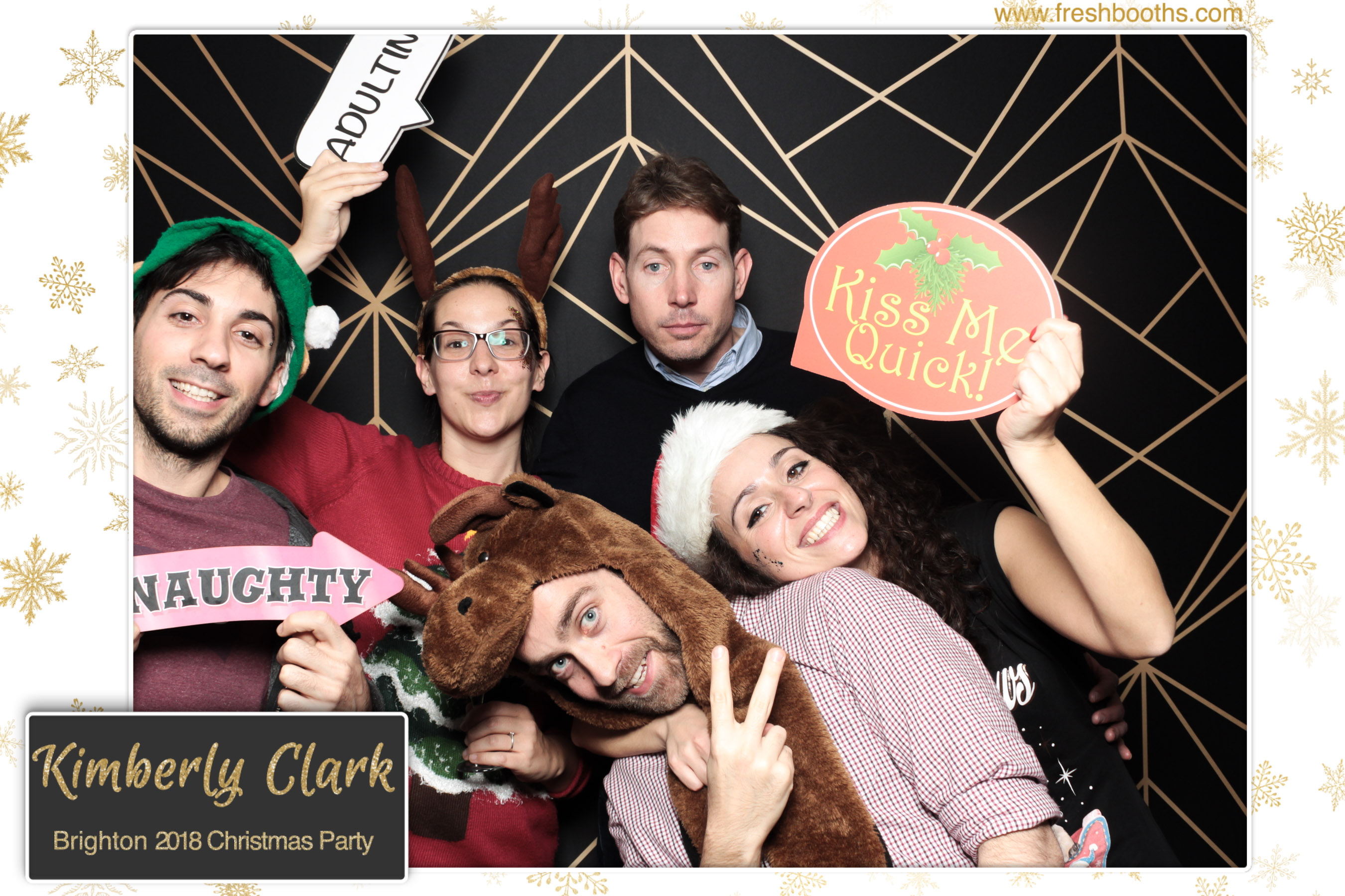 Kimberly Clark Brighton Christmas Party | View more photos from the event at gallery.freshbooths.com/u/FreshBooths/Kimberly-Clark-Brighton-Christmas-Party