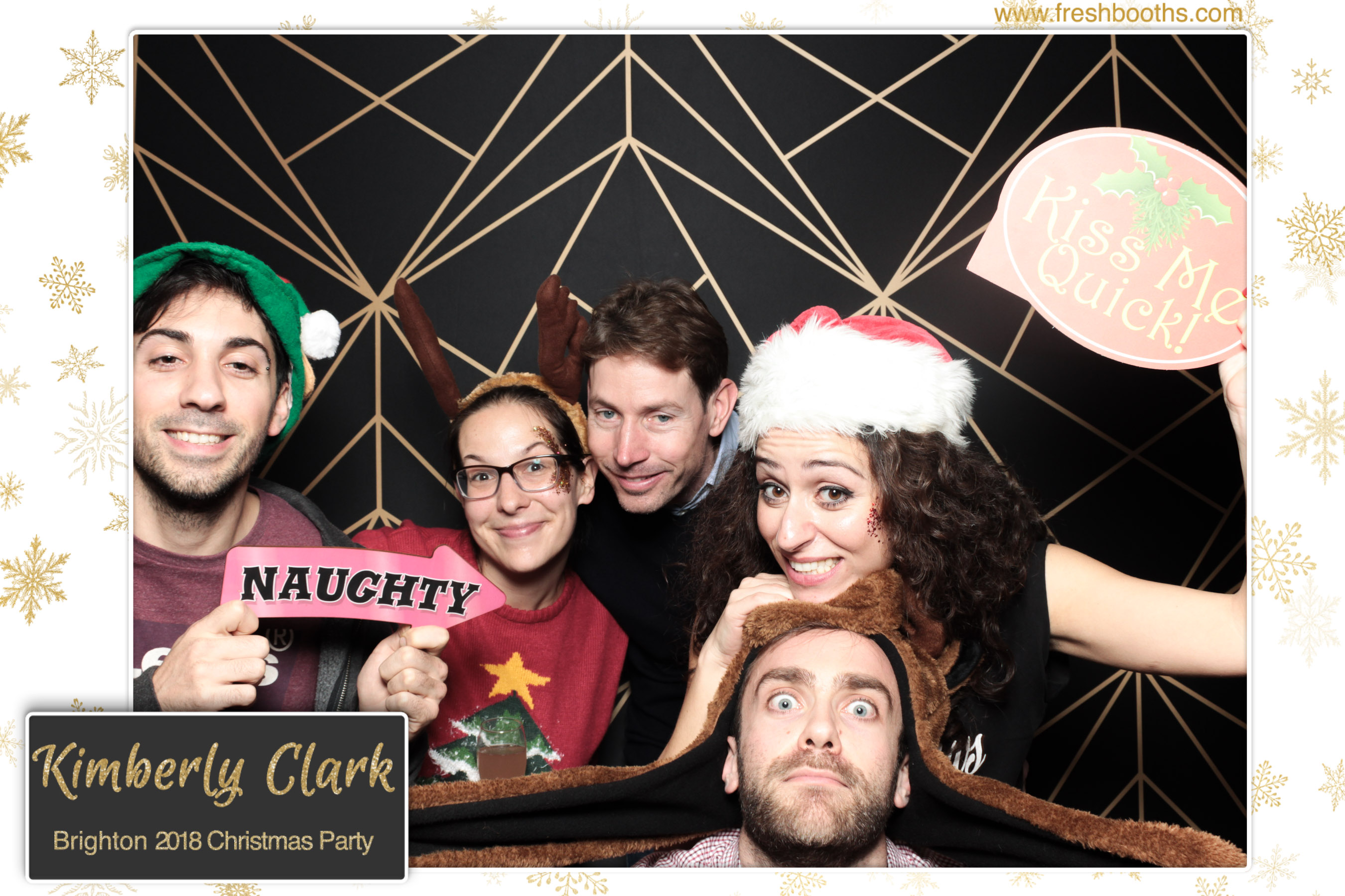 Kimberly Clark Brighton Christmas Party | View more photos from the event at gallery.freshbooths.com/u/FreshBooths/Kimberly-Clark-Brighton-Christmas-Party
