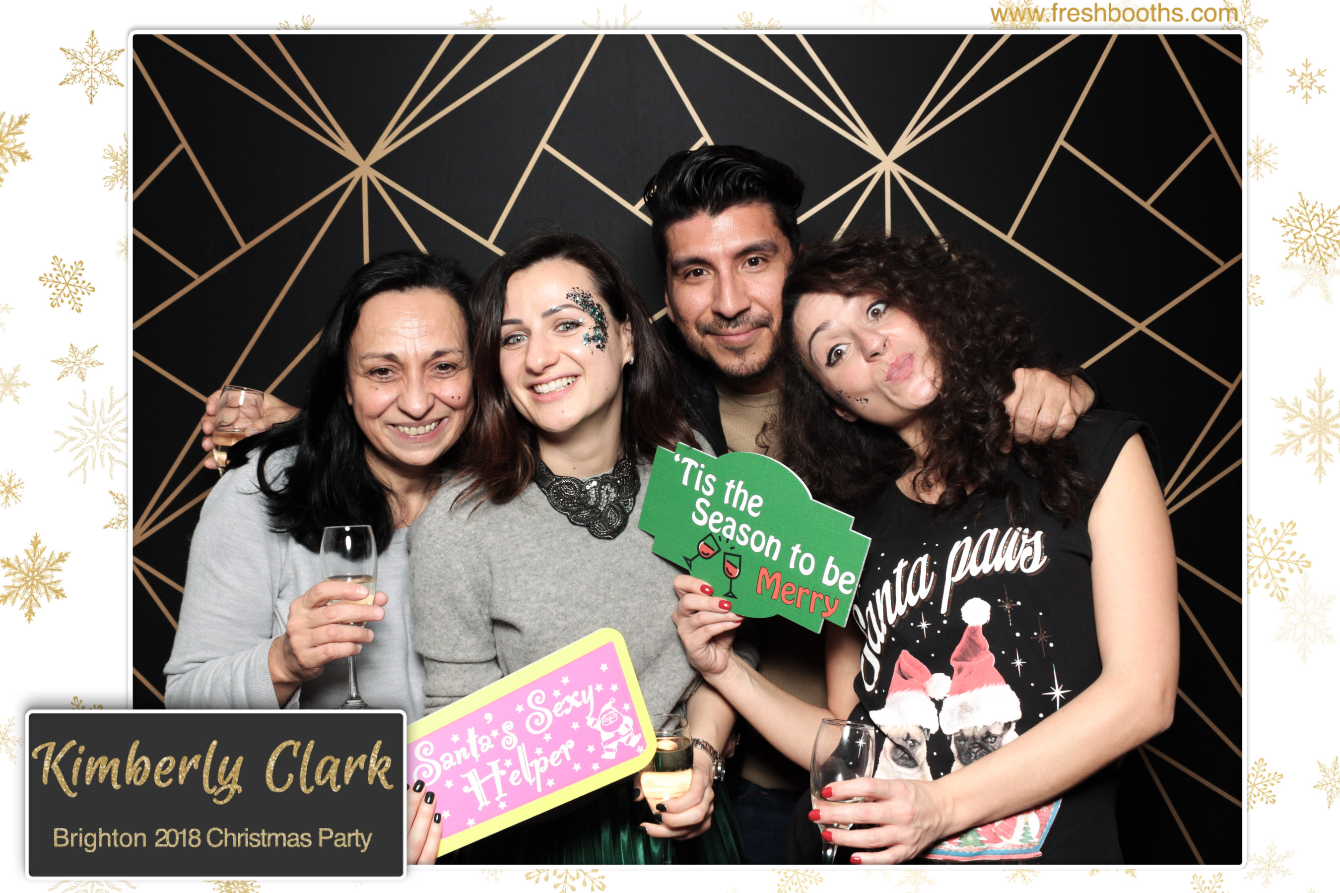 Kimberly Clark Brighton Christmas Party | View more photos from the event at gallery.freshbooths.com/u/FreshBooths/Kimberly-Clark-Brighton-Christmas-Party