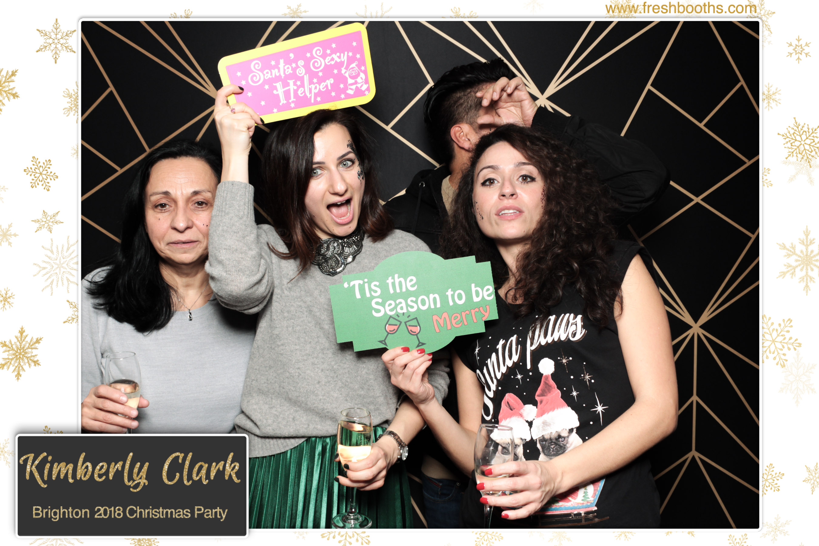 Kimberly Clark Brighton Christmas Party | View more photos from the event at gallery.freshbooths.com/u/FreshBooths/Kimberly-Clark-Brighton-Christmas-Party