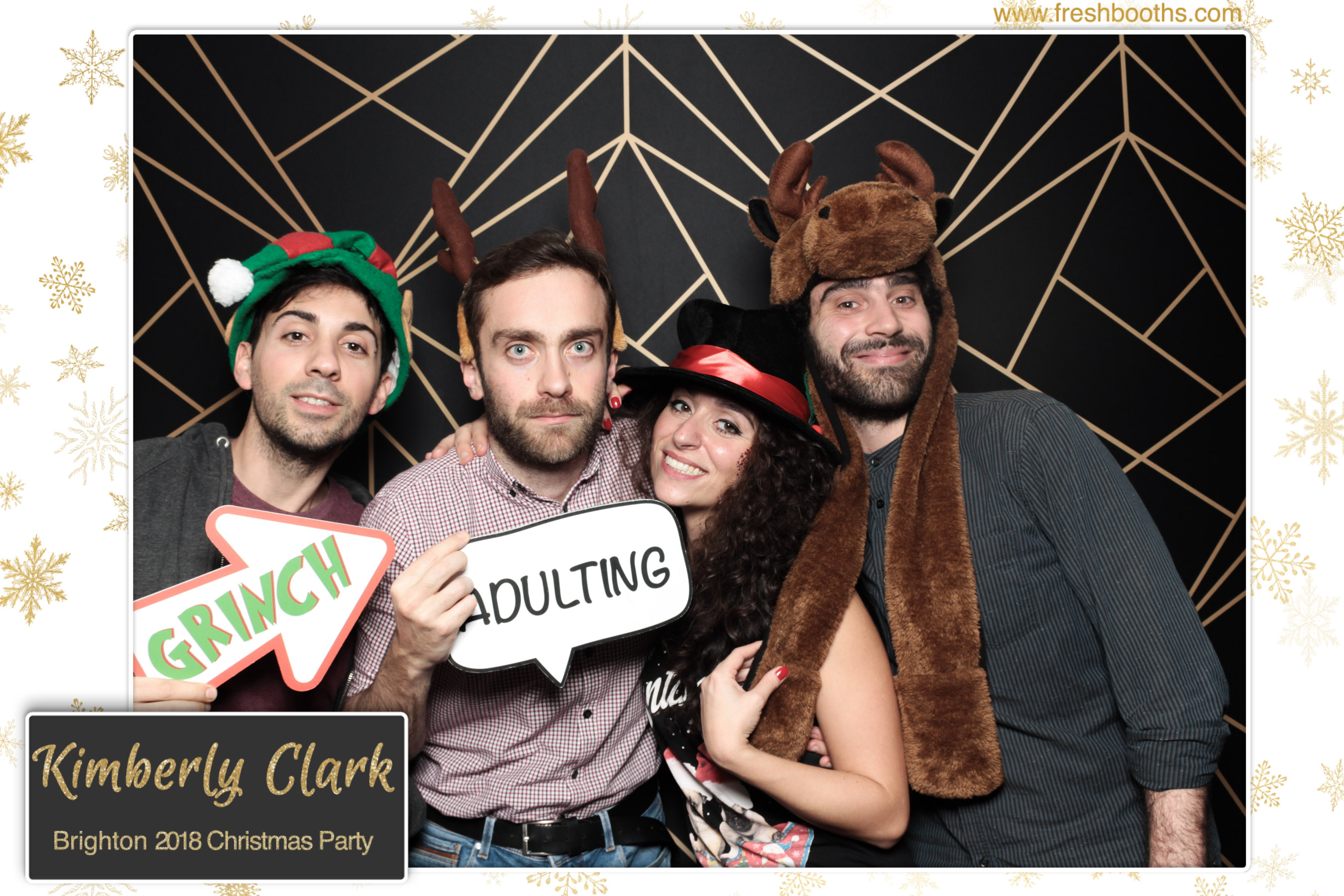 Kimberly Clark Brighton Christmas Party | View more photos from the event at gallery.freshbooths.com/u/FreshBooths/Kimberly-Clark-Brighton-Christmas-Party