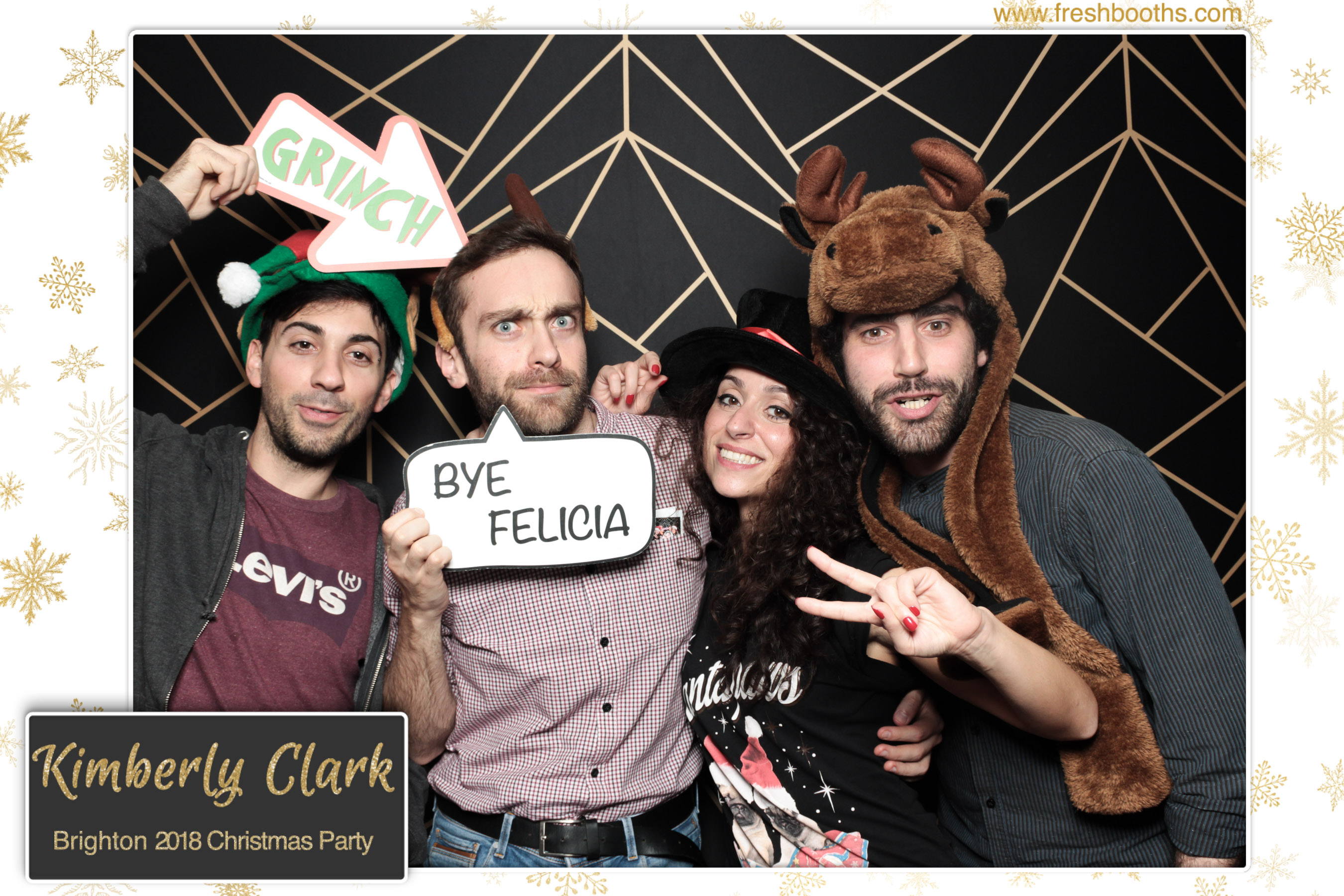 Kimberly Clark Brighton Christmas Party | View more photos from the event at gallery.freshbooths.com/u/FreshBooths/Kimberly-Clark-Brighton-Christmas-Party
