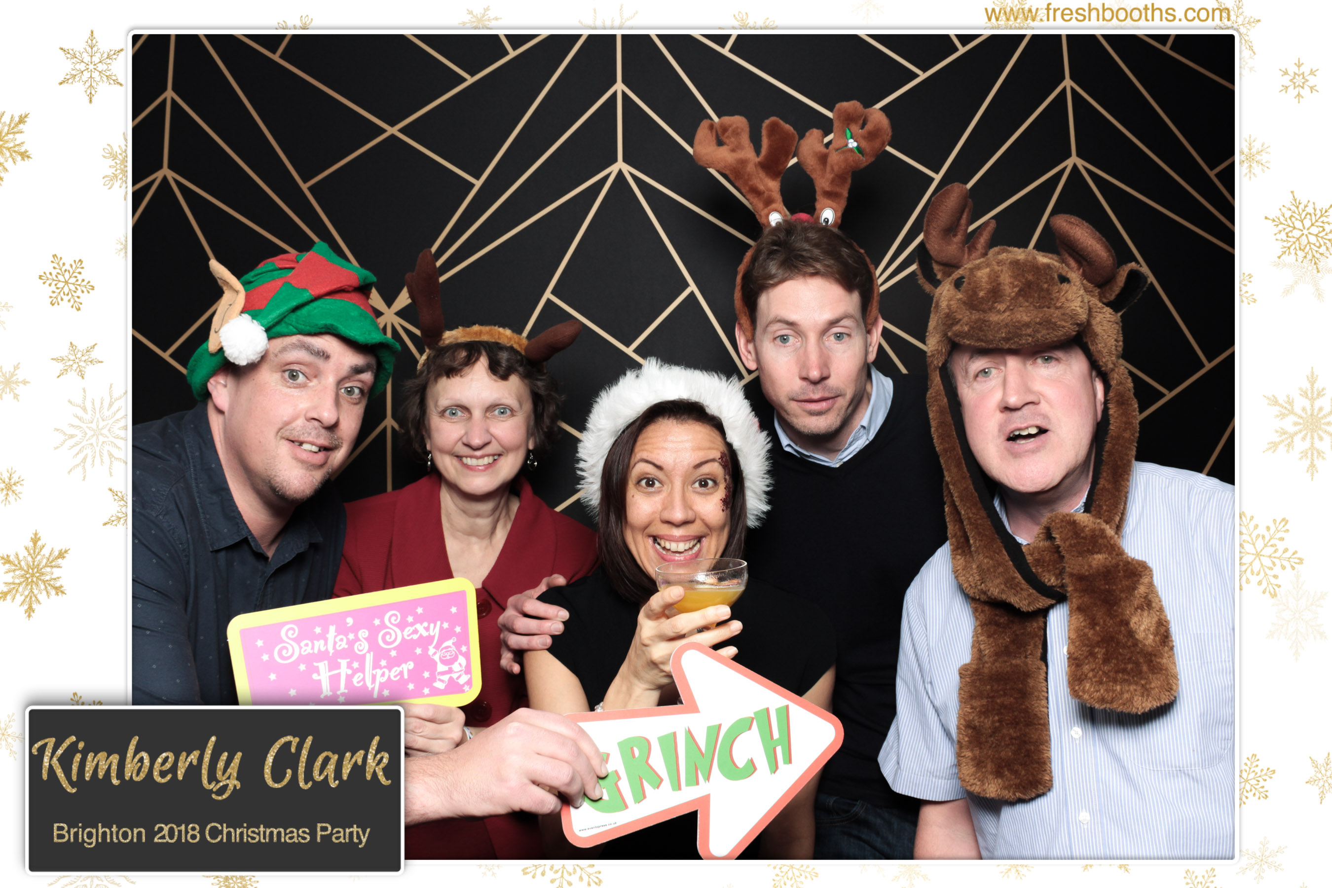 Kimberly Clark Brighton Christmas Party | View more photos from the event at gallery.freshbooths.com/u/FreshBooths/Kimberly-Clark-Brighton-Christmas-Party