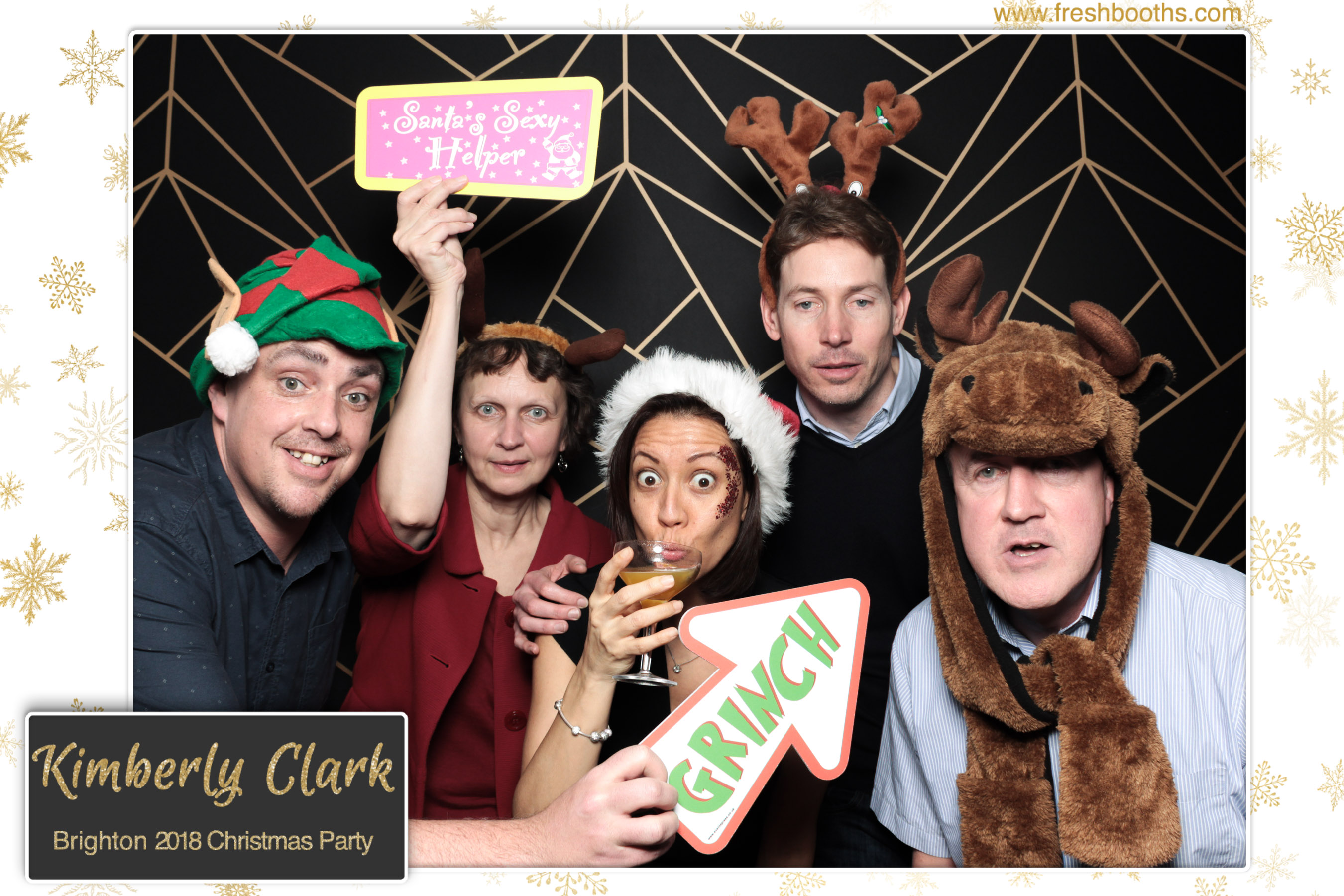 Kimberly Clark Brighton Christmas Party | View more photos from the event at gallery.freshbooths.com/u/FreshBooths/Kimberly-Clark-Brighton-Christmas-Party