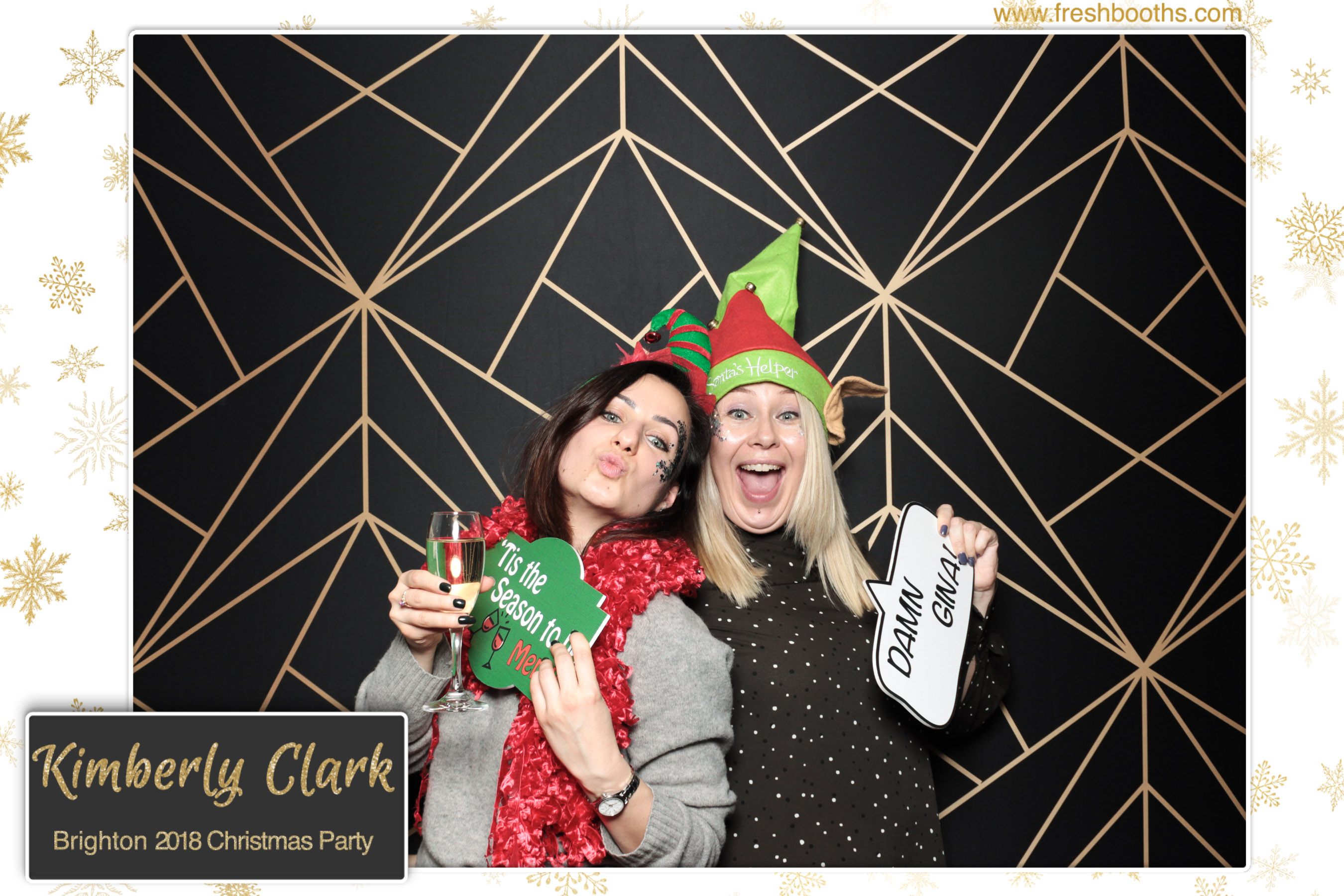 Kimberly Clark Brighton Christmas Party | View more photos from the event at gallery.freshbooths.com/u/FreshBooths/Kimberly-Clark-Brighton-Christmas-Party