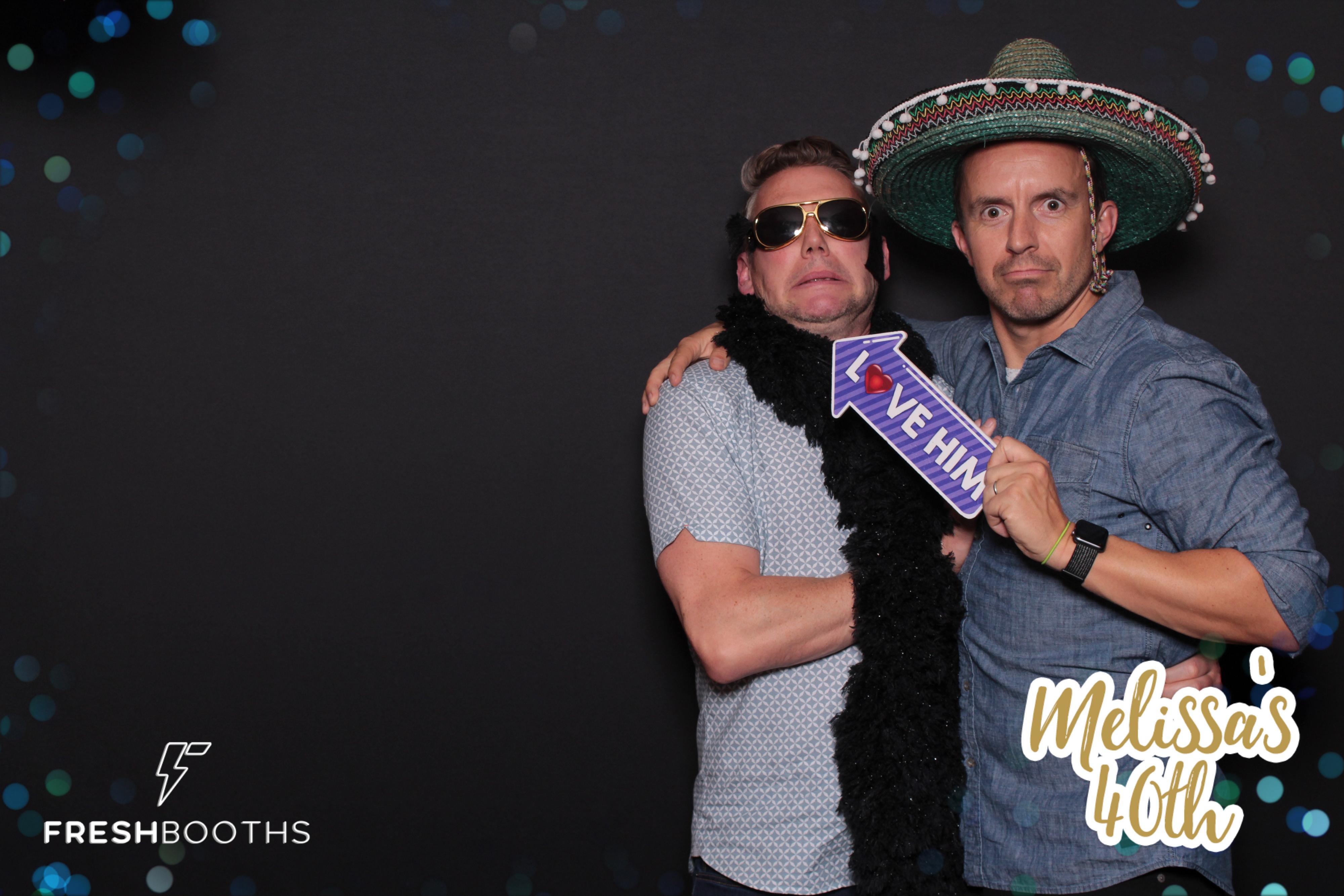 Melissa's 40th Birthday Bash | View more photos from the event at gallery.freshbooths.com/u/FreshBooths/Melissas-40th-Birthday-Bash