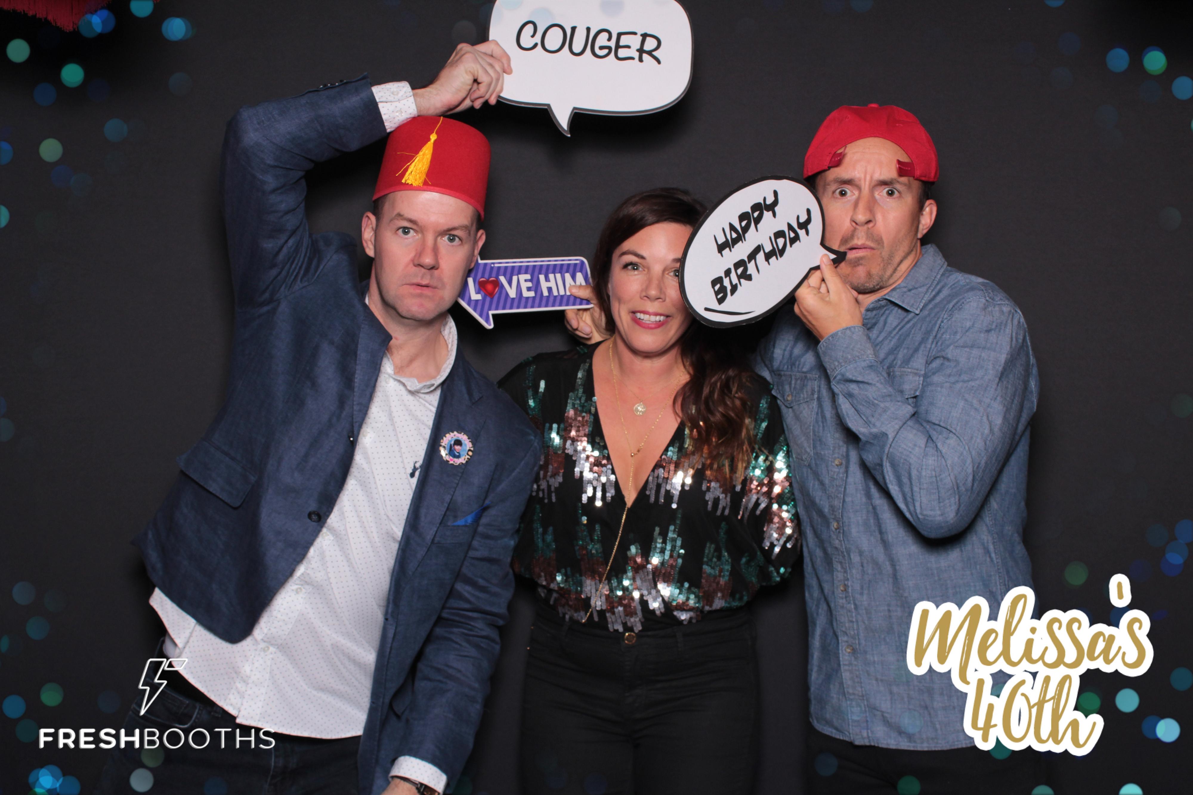 Melissa's 40th Birthday Bash | View more photos from the event at gallery.freshbooths.com/u/FreshBooths/Melissas-40th-Birthday-Bash
