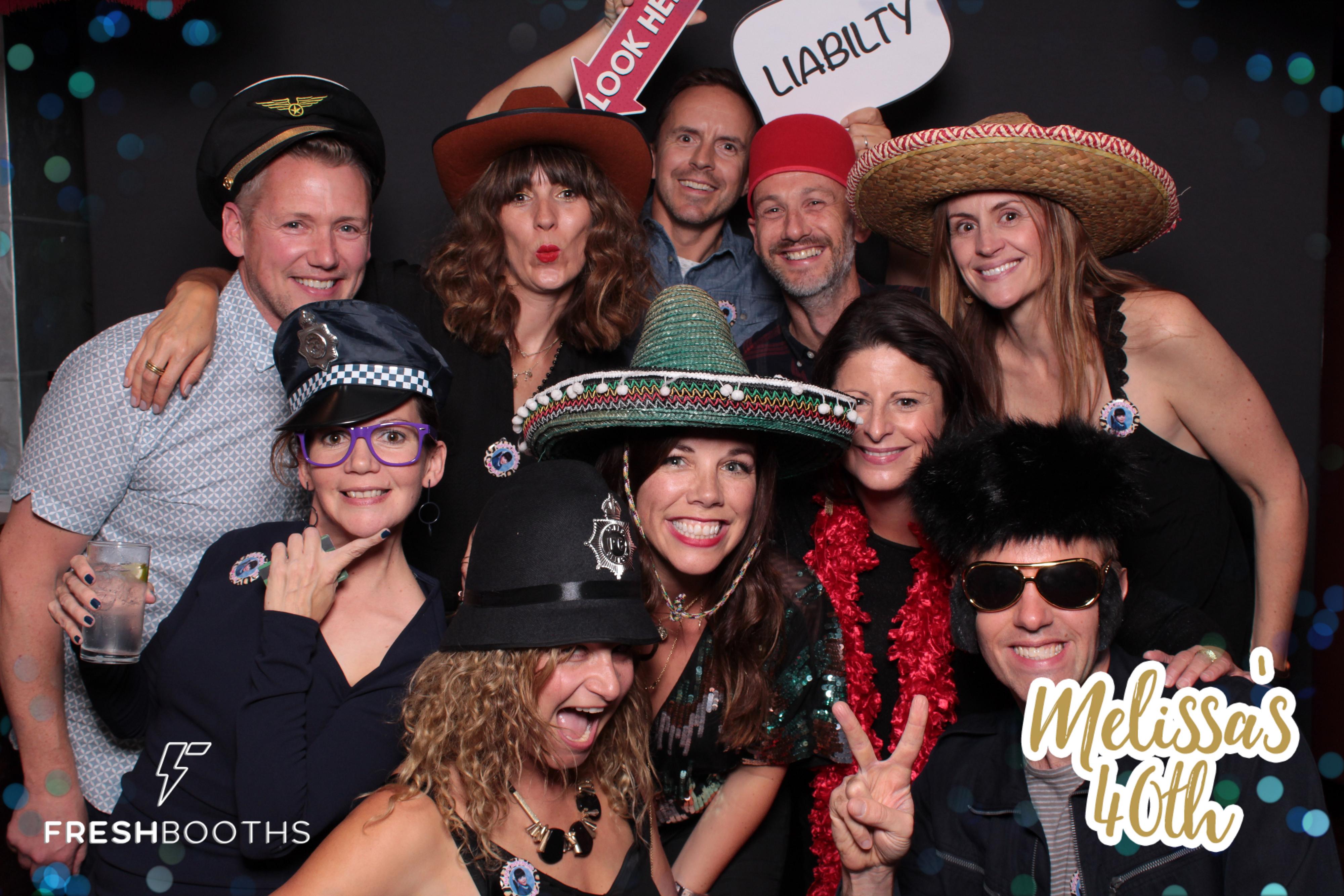 Melissa's 40th Birthday Bash | View more photos from the event at gallery.freshbooths.com/u/FreshBooths/Melissas-40th-Birthday-Bash