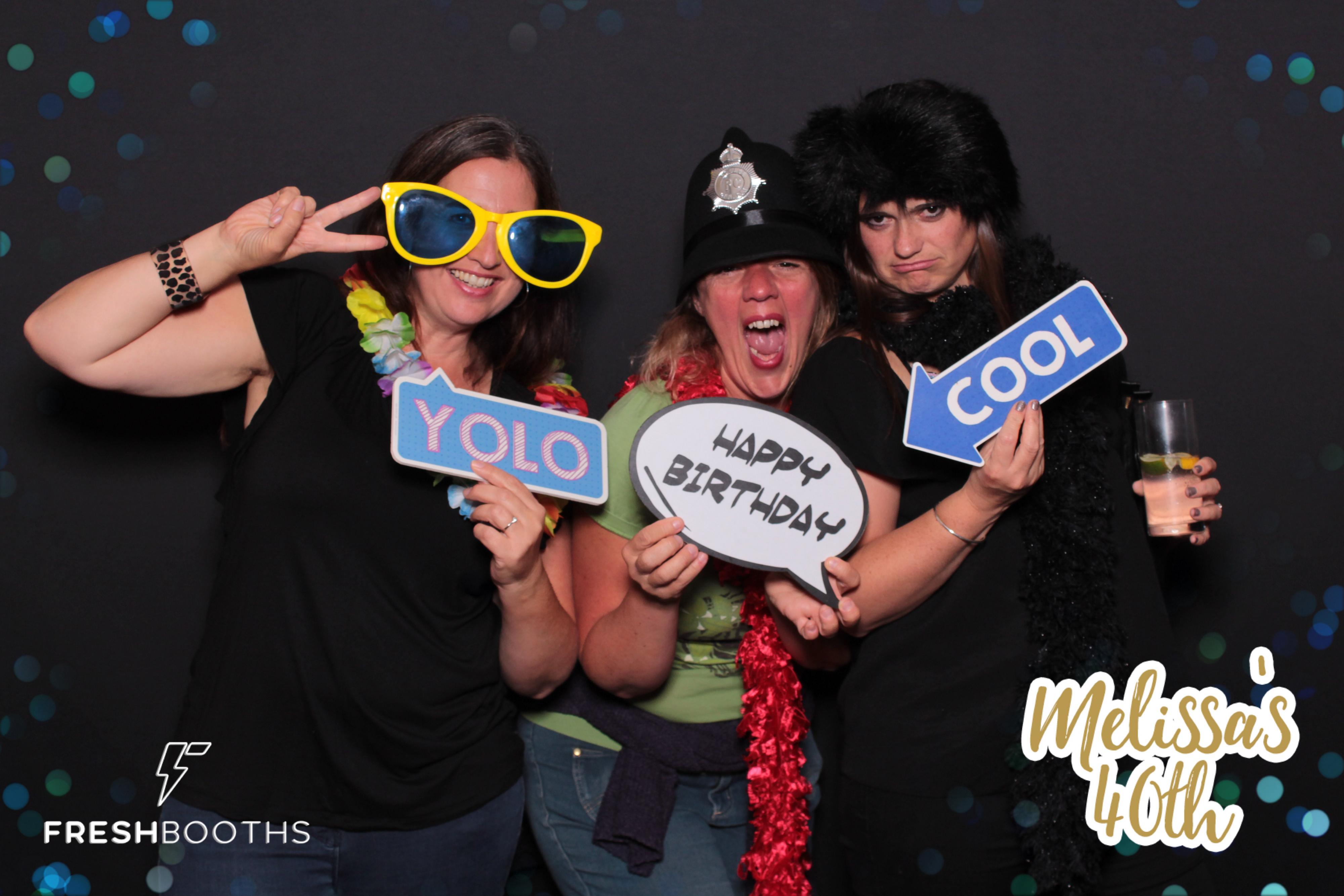 Melissa's 40th Birthday Bash | View more photos from the event at gallery.freshbooths.com/u/FreshBooths/Melissas-40th-Birthday-Bash