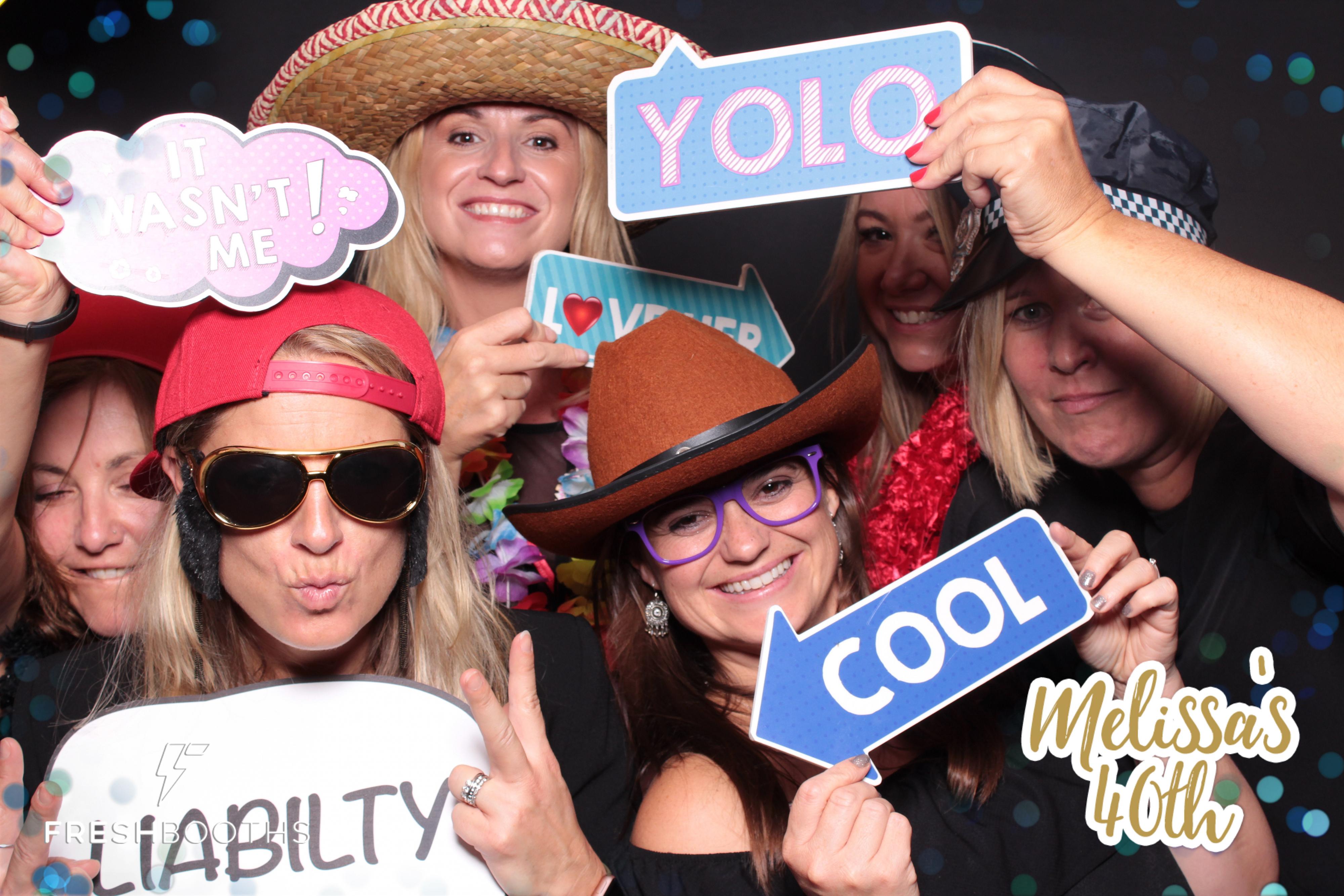 Melissa's 40th Birthday Bash | View more photos from the event at gallery.freshbooths.com/u/FreshBooths/Melissas-40th-Birthday-Bash