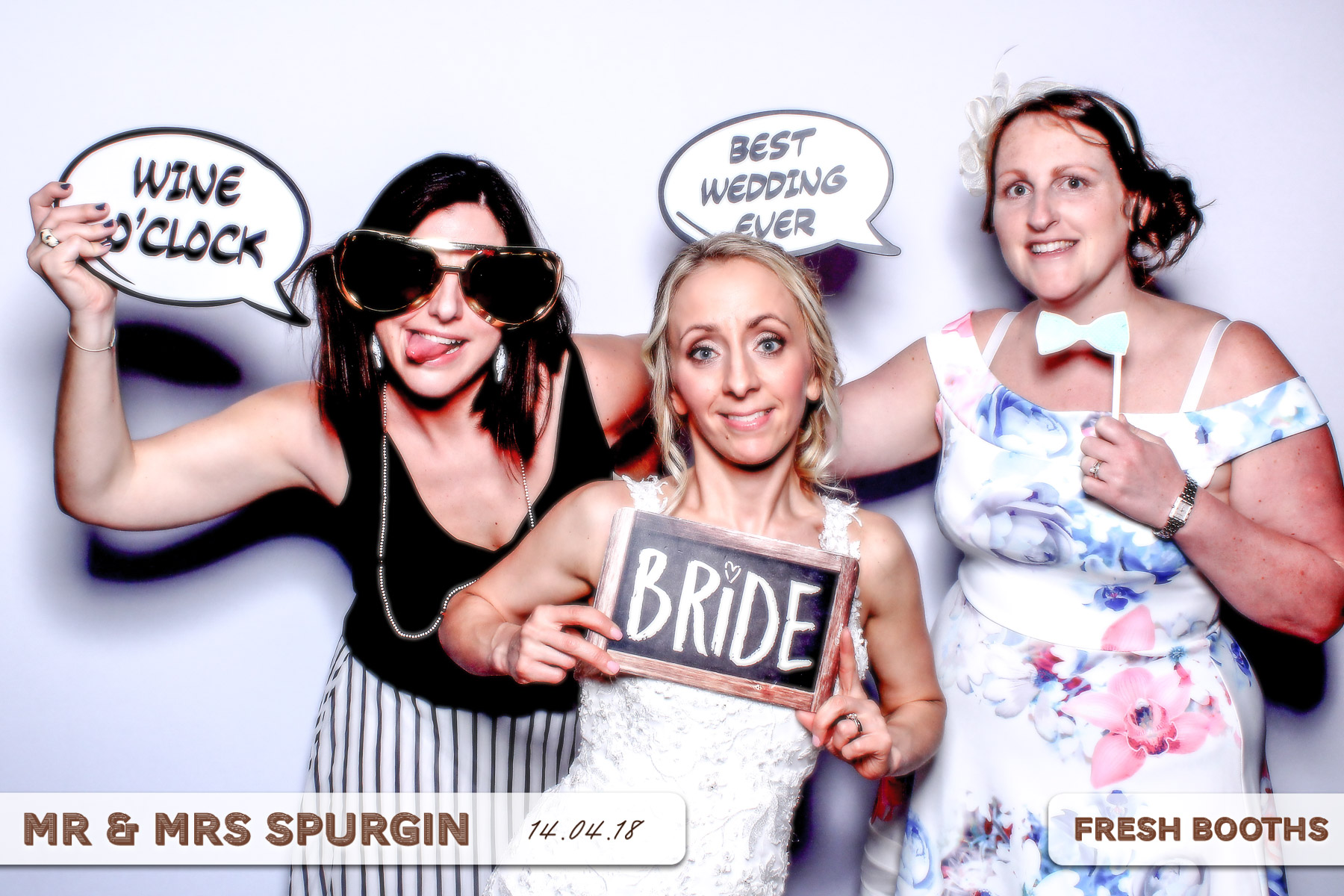 Mr & Mrs Spurgin | View more photos from the event at gallery.freshbooths.com/u/FreshBooths/Mr-Mrs-Spurgin