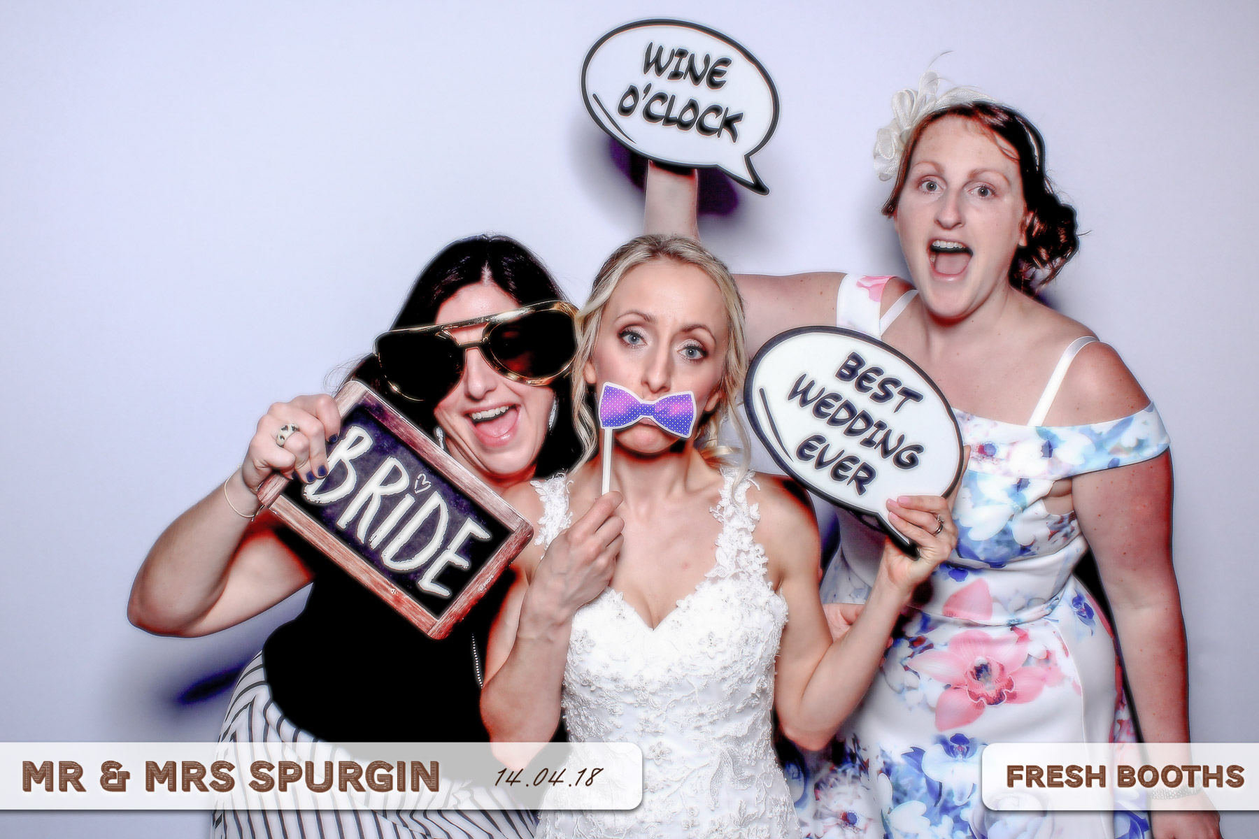 Mr & Mrs Spurgin | View more photos from the event at gallery.freshbooths.com/u/FreshBooths/Mr-Mrs-Spurgin