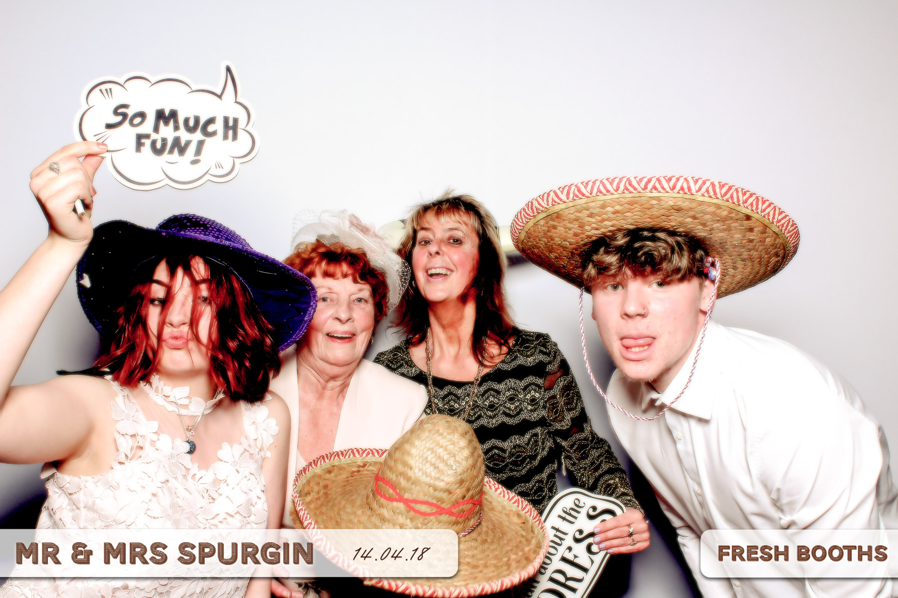 Mr & Mrs Spurgin | View more photos from the event at gallery.freshbooths.com/u/FreshBooths/Mr-Mrs-Spurgin