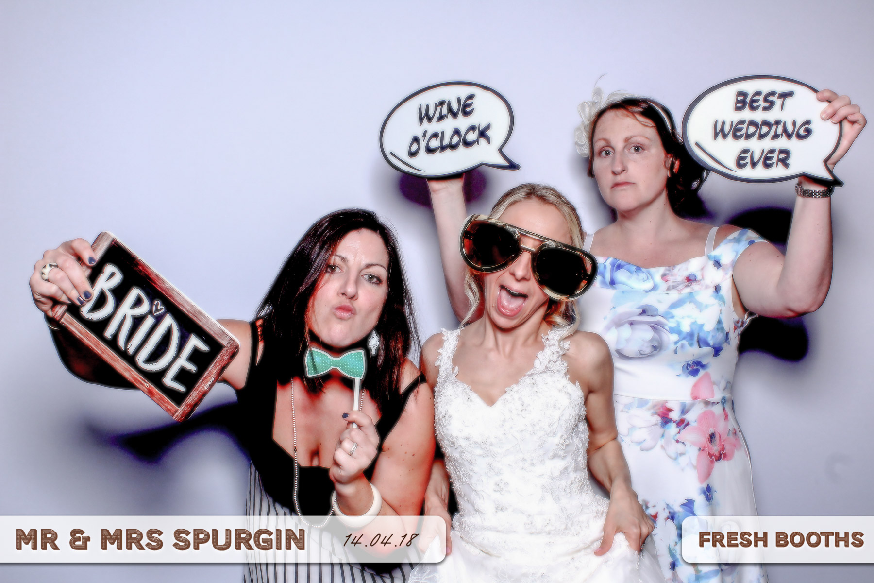 Mr & Mrs Spurgin | View more photos from the event at gallery.freshbooths.com/u/FreshBooths/Mr-Mrs-Spurgin