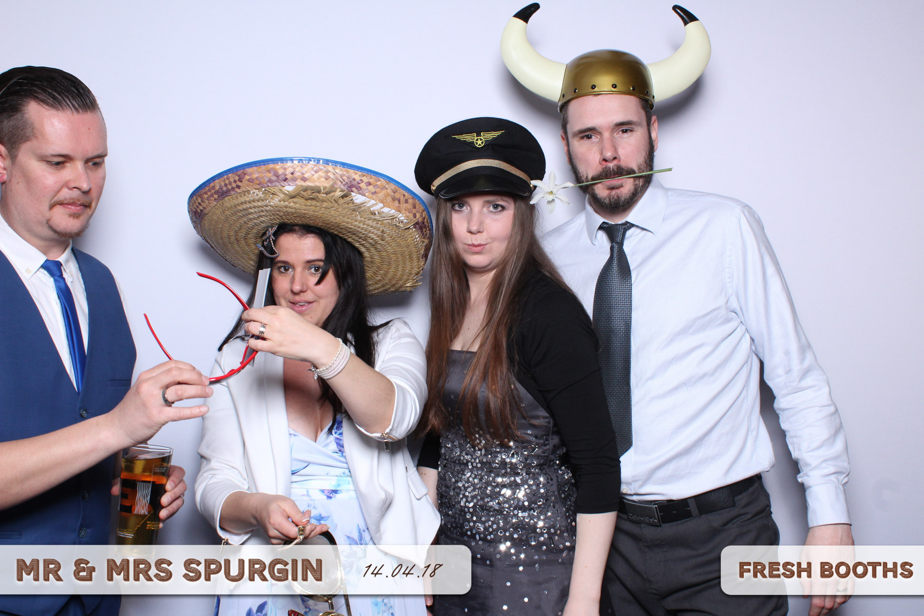 Mr & Mrs Spurgin | View more photos from the event at gallery.freshbooths.com/u/FreshBooths/Mr-Mrs-Spurgin