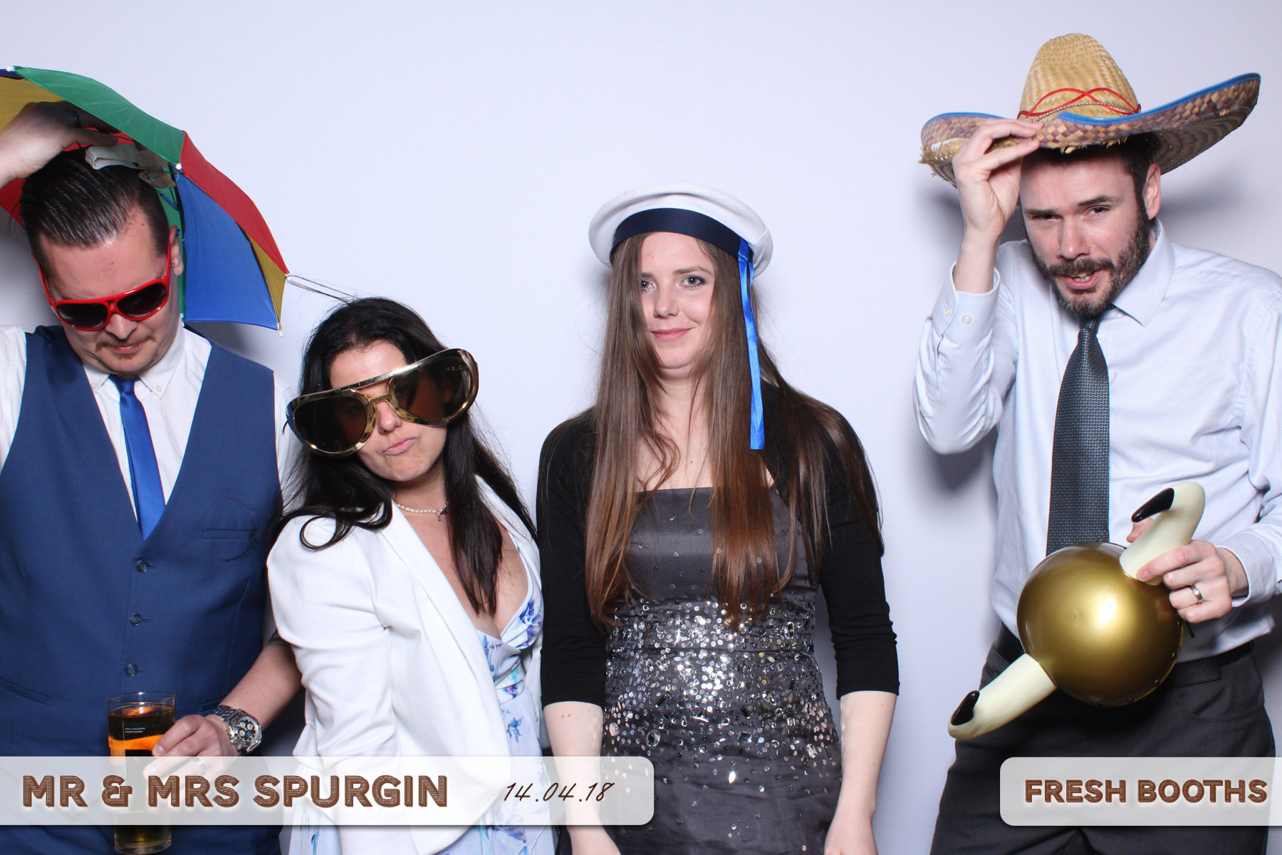 Mr & Mrs Spurgin | View more photos from the event at gallery.freshbooths.com/u/FreshBooths/Mr-Mrs-Spurgin
