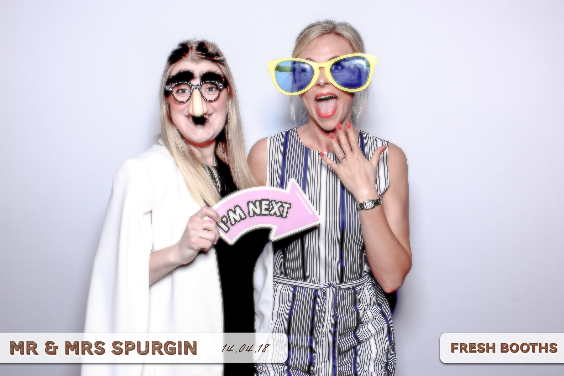 Mr & Mrs Spurgin | View more photos from the event at gallery.freshbooths.com/u/FreshBooths/Mr-Mrs-Spurgin