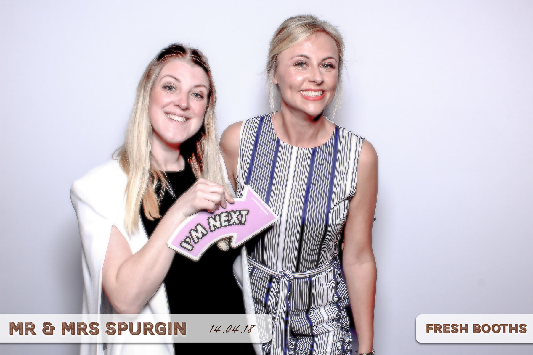 Mr & Mrs Spurgin | View more photos from the event at gallery.freshbooths.com/u/FreshBooths/Mr-Mrs-Spurgin