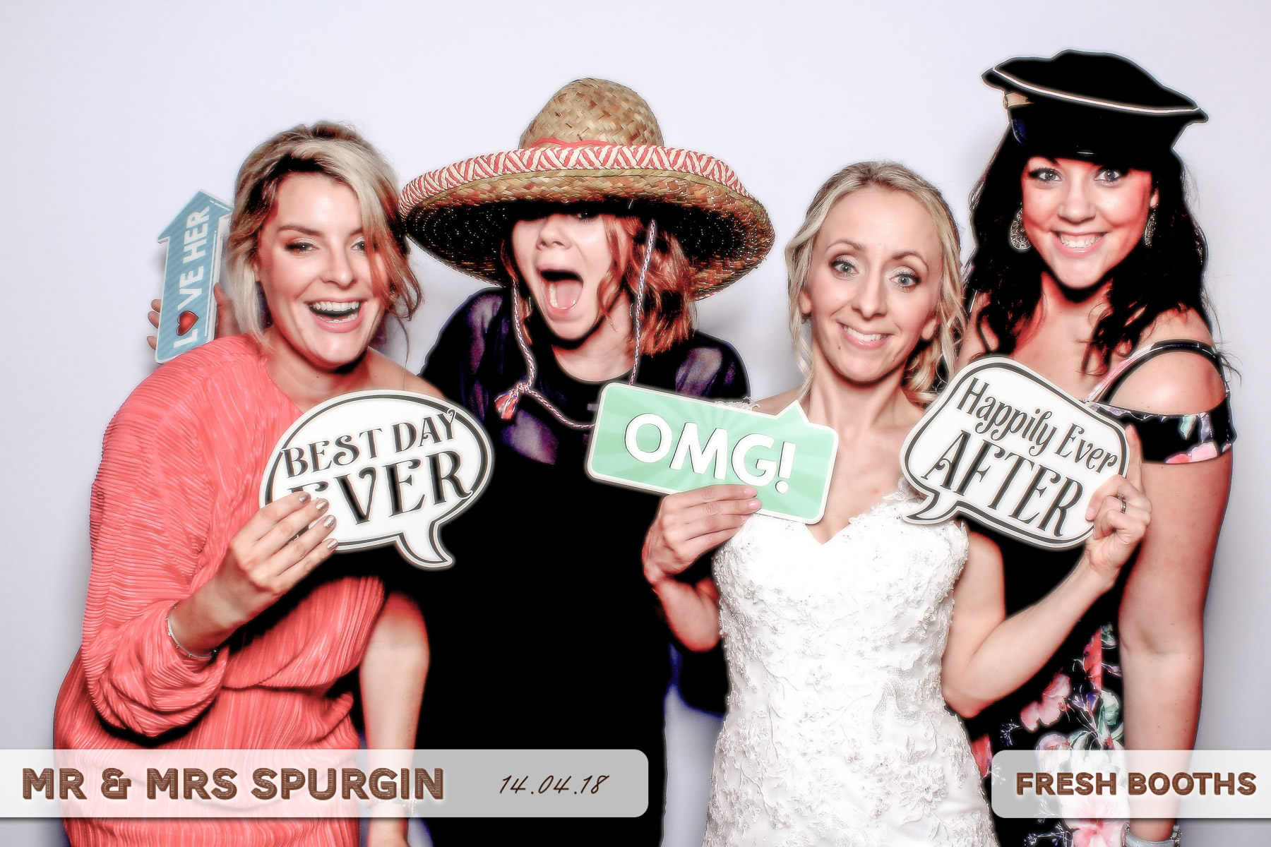 Mr & Mrs Spurgin | View more photos from the event at gallery.freshbooths.com/u/FreshBooths/Mr-Mrs-Spurgin