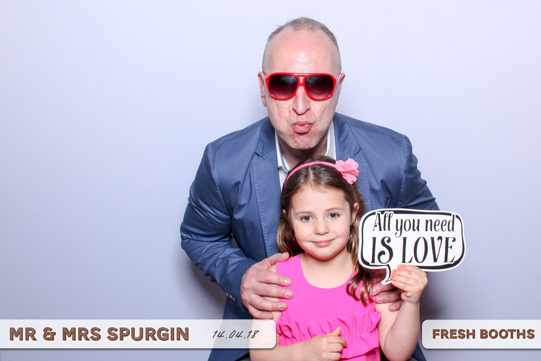 Mr & Mrs Spurgin | View more photos from the event at gallery.freshbooths.com/u/FreshBooths/Mr-Mrs-Spurgin