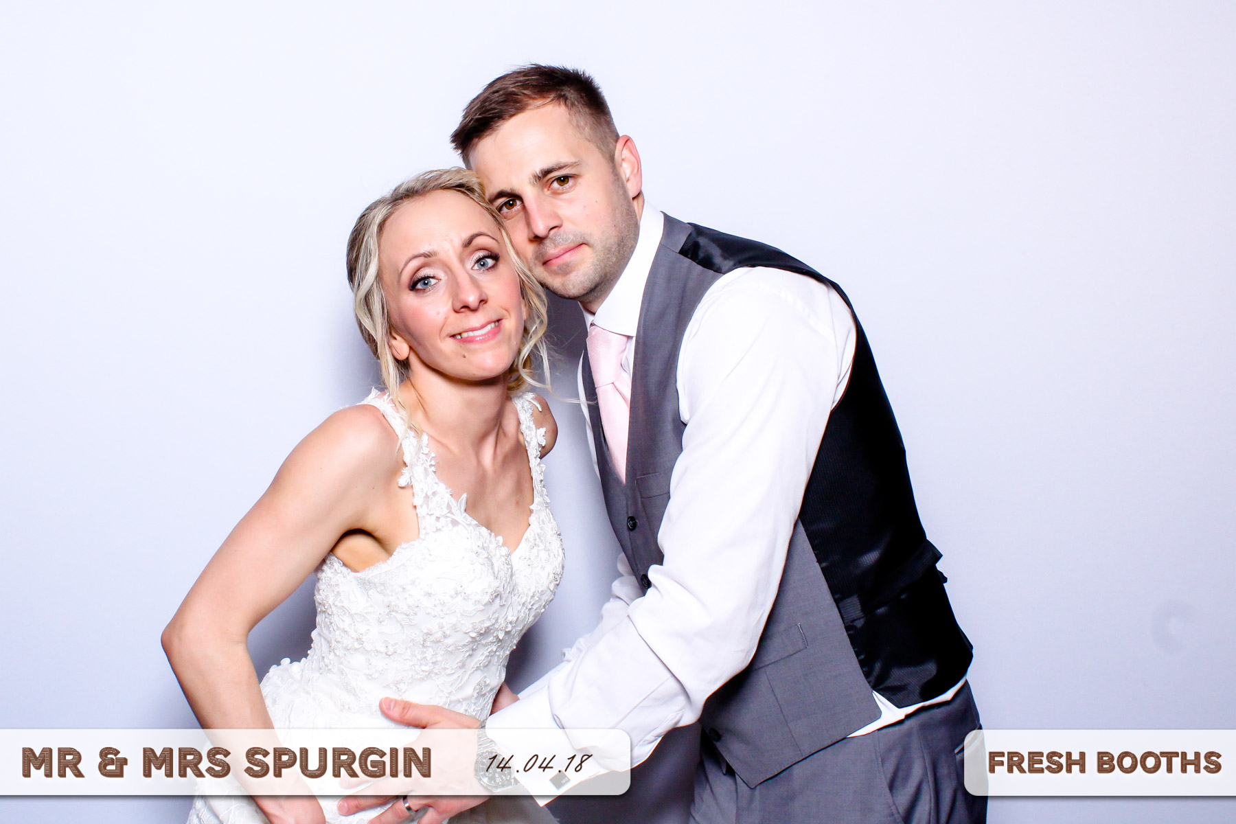 Mr & Mrs Spurgin | View more photos from the event at gallery.freshbooths.com/u/FreshBooths/Mr-Mrs-Spurgin