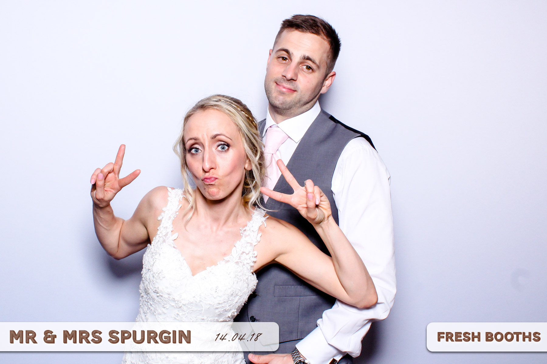 Mr & Mrs Spurgin | View more photos from the event at gallery.freshbooths.com/u/FreshBooths/Mr-Mrs-Spurgin