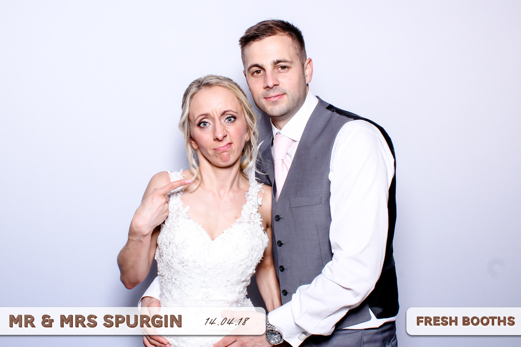 Mr & Mrs Spurgin | View more photos from the event at gallery.freshbooths.com/u/FreshBooths/Mr-Mrs-Spurgin