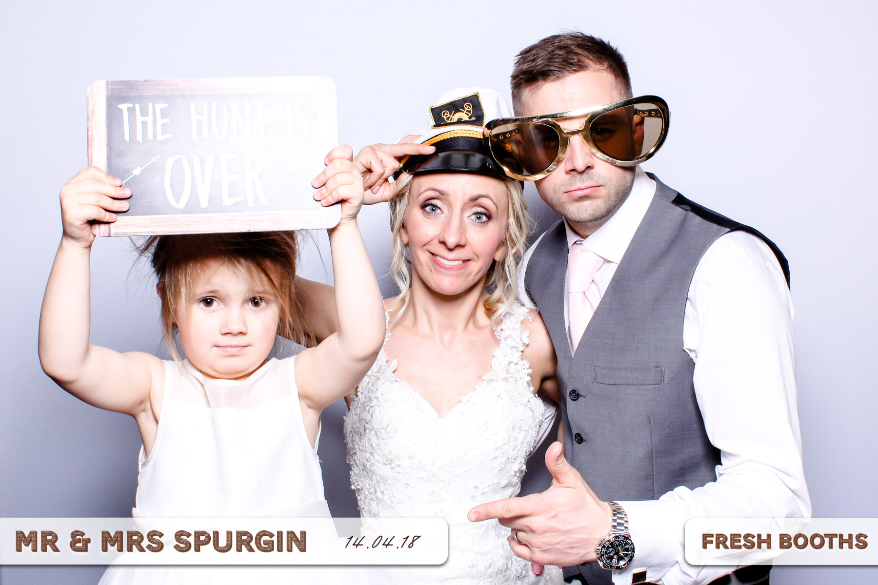 Mr & Mrs Spurgin | View more photos from the event at gallery.freshbooths.com/u/FreshBooths/Mr-Mrs-Spurgin