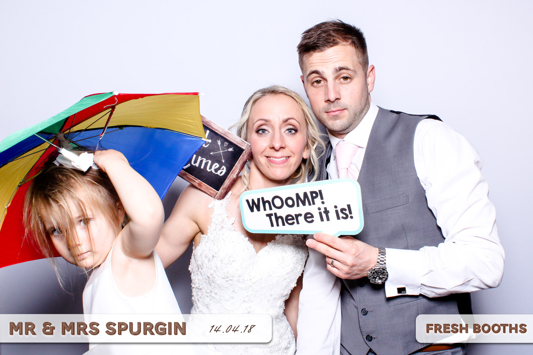 Mr & Mrs Spurgin | View more photos from the event at gallery.freshbooths.com/u/FreshBooths/Mr-Mrs-Spurgin