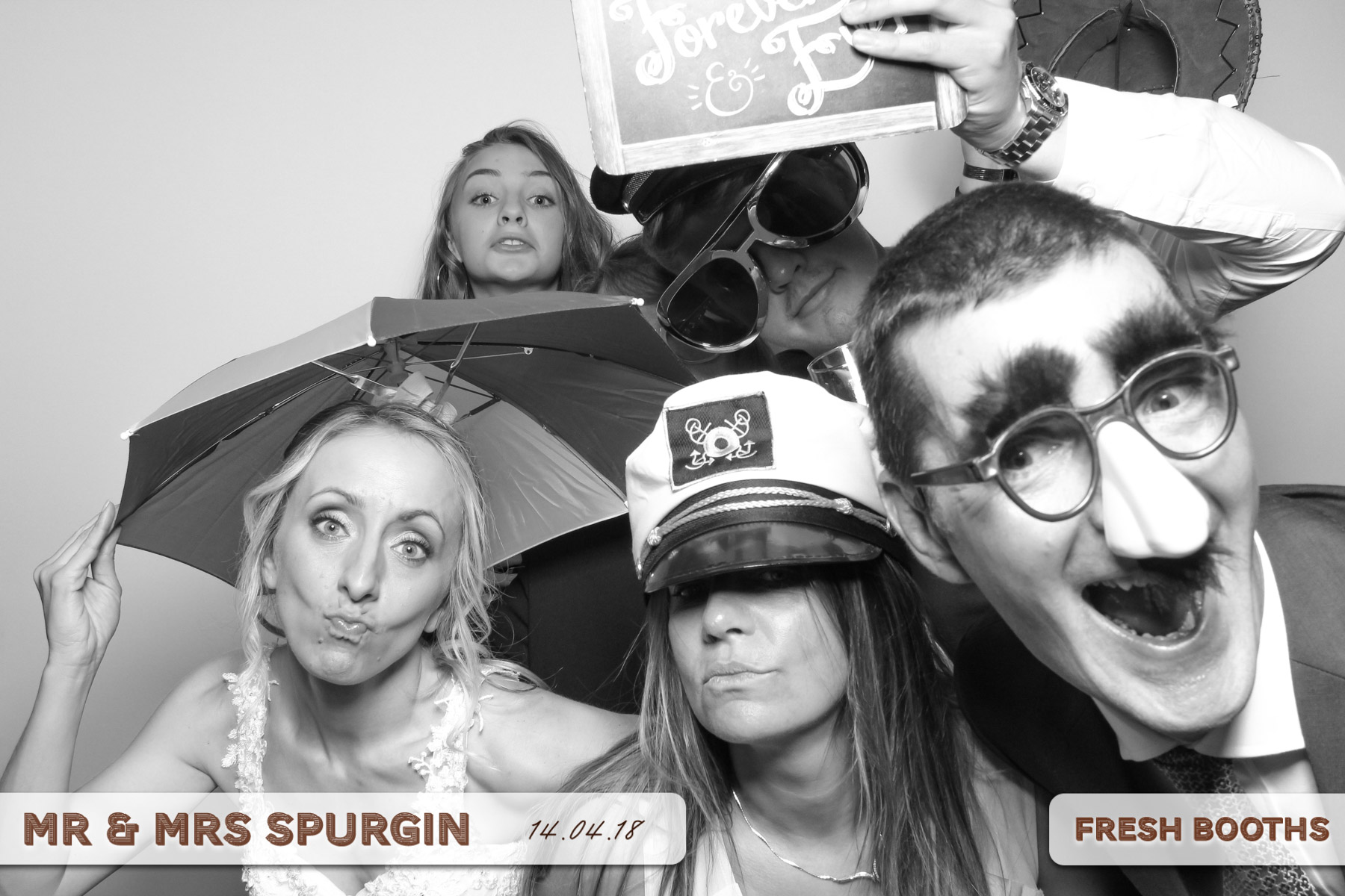 Mr & Mrs Spurgin | View more photos from the event at gallery.freshbooths.com/u/FreshBooths/Mr-Mrs-Spurgin