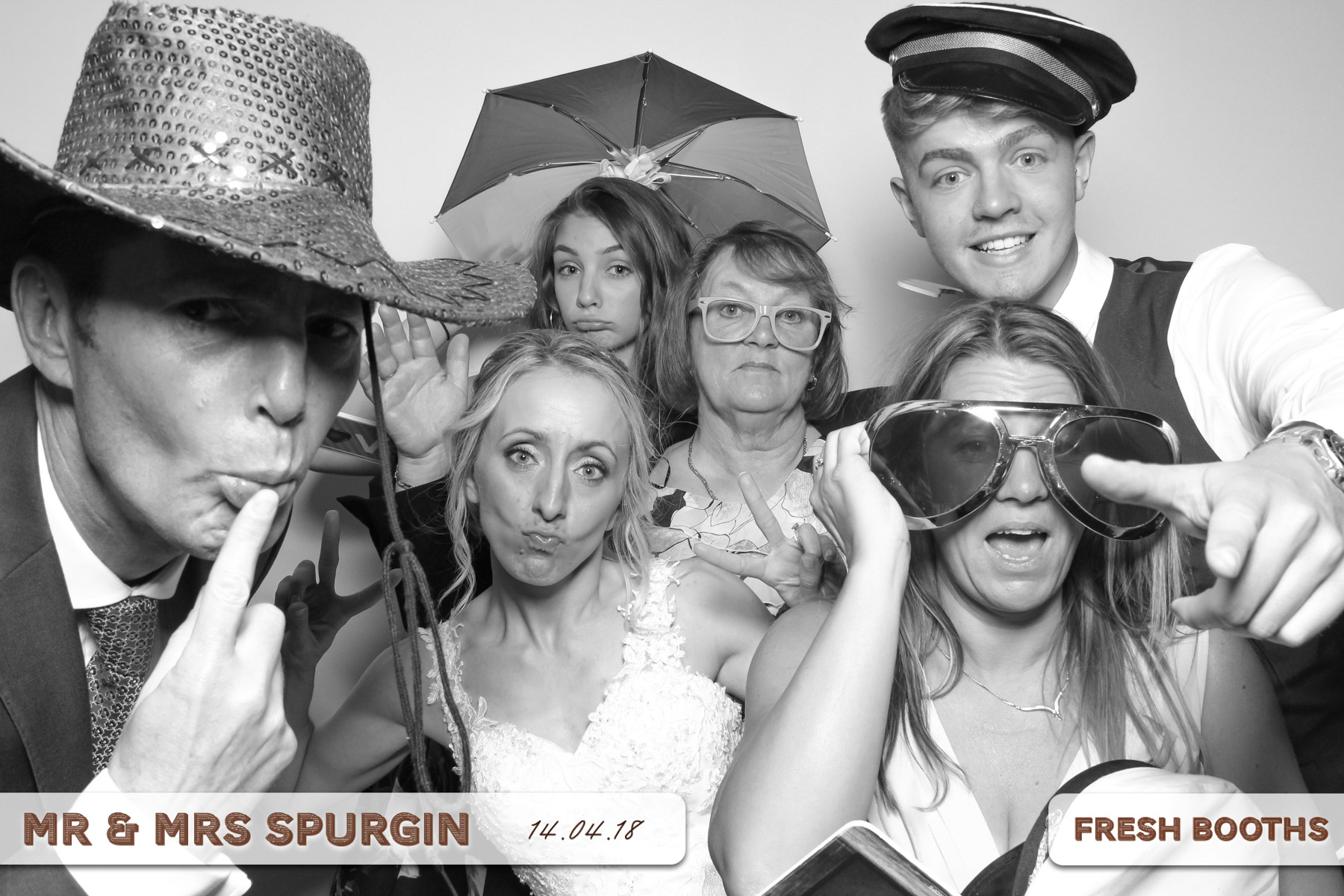 Mr & Mrs Spurgin | View more photos from the event at gallery.freshbooths.com/u/FreshBooths/Mr-Mrs-Spurgin